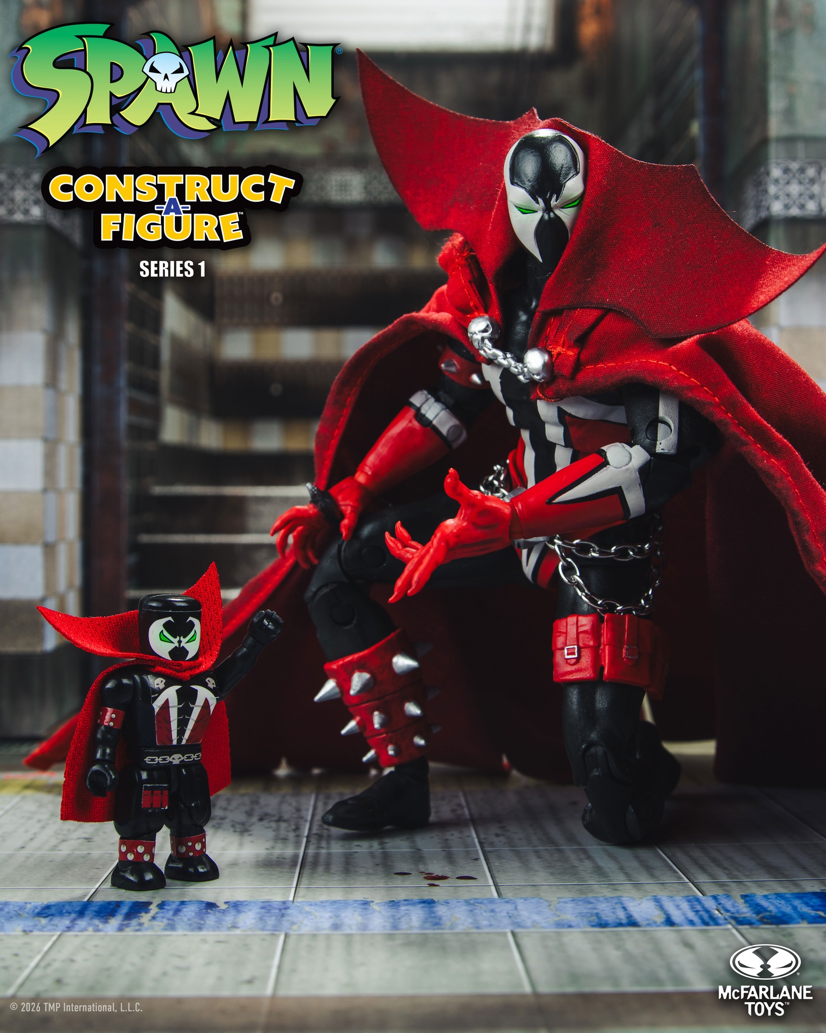 Small in stature, BIG on attitude. Spawn Construct-a-Figure Series 