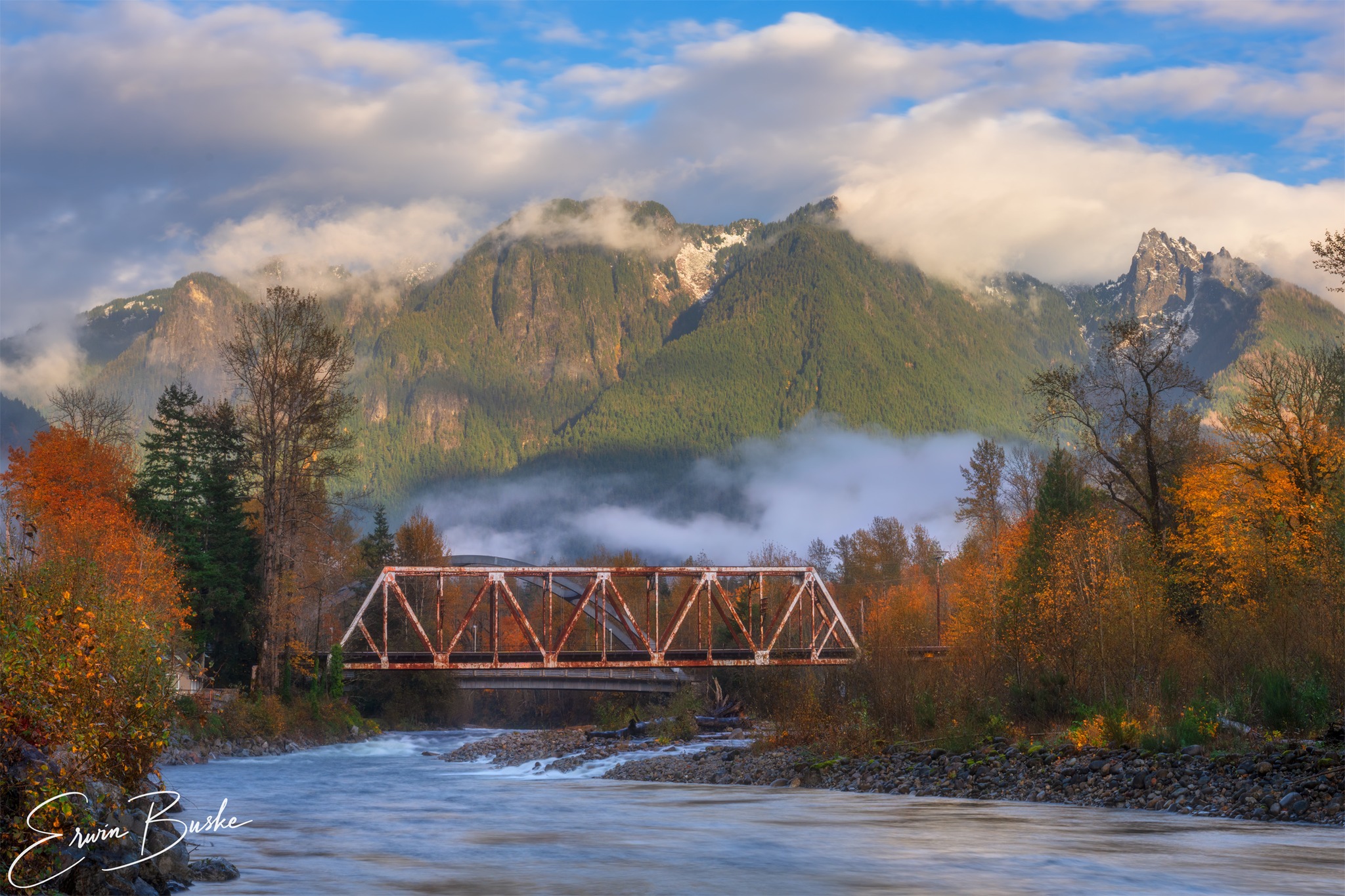 Erwin - Skykomish River Autumn Splendor The Skykomish River in Autumn ...