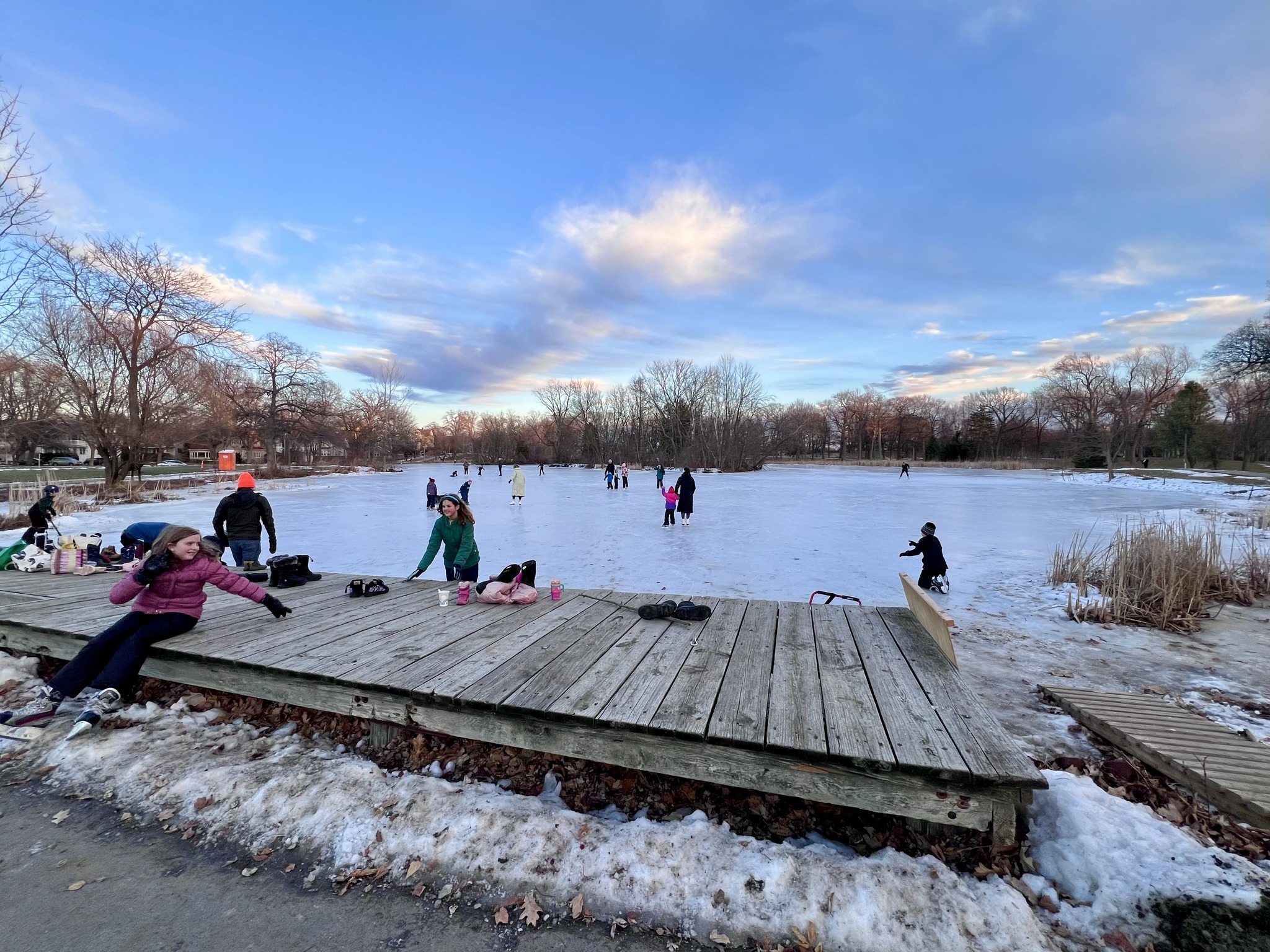 Humboldt Park Bay View Ice Skaters | ⛸️ Pure winter magic at Humboldt ...