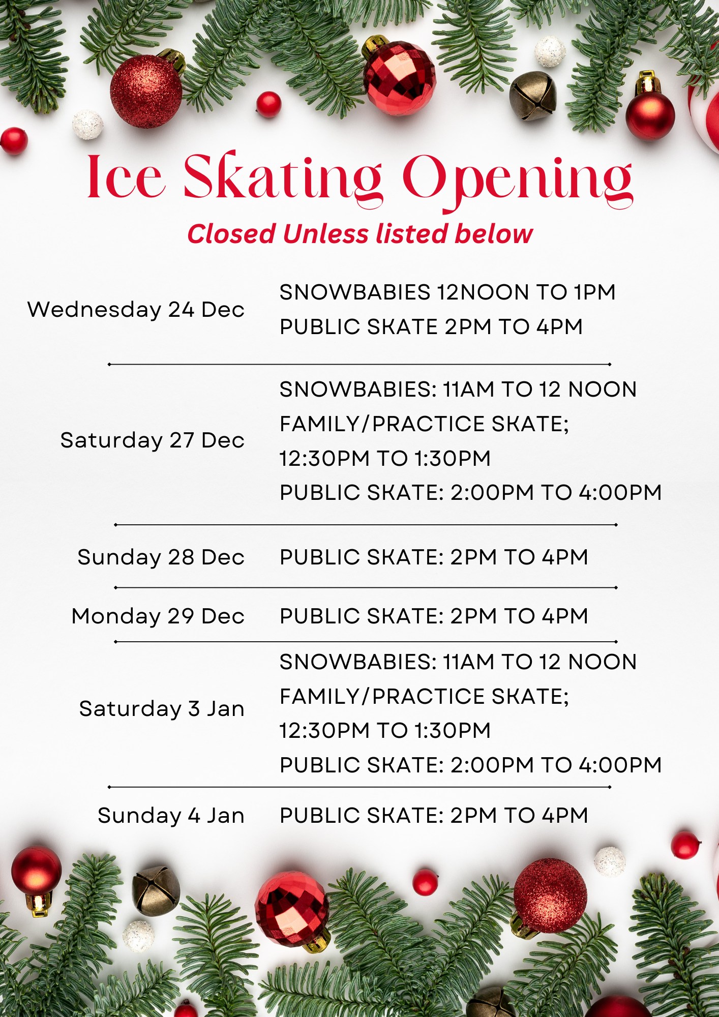 Forfar - Online booking for our festive ice-skating sessions is now ...