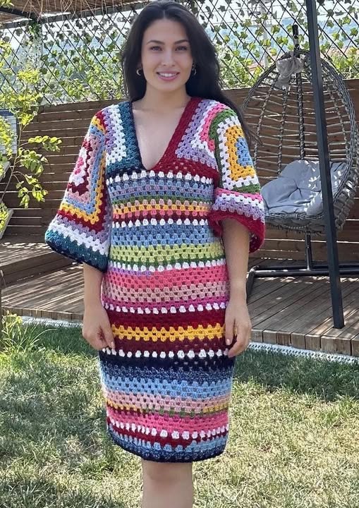 homemade dress design colorful crochet Women's Short tropical cut-out 尺寸:US 4 little girls christmas dresses Eid