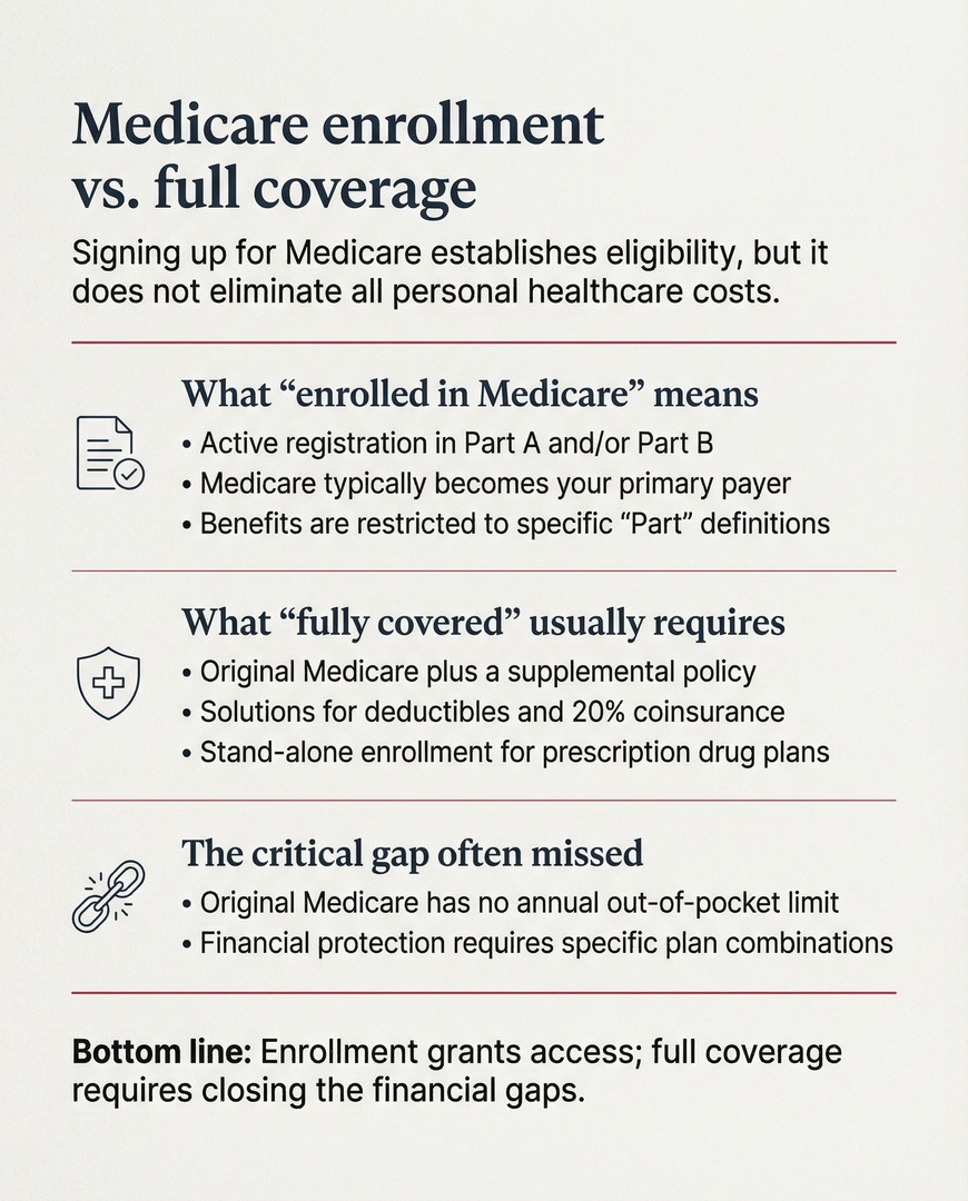 The Ways - ⚖️ Medicare enrollment vs. full coverage Signing up for ...
