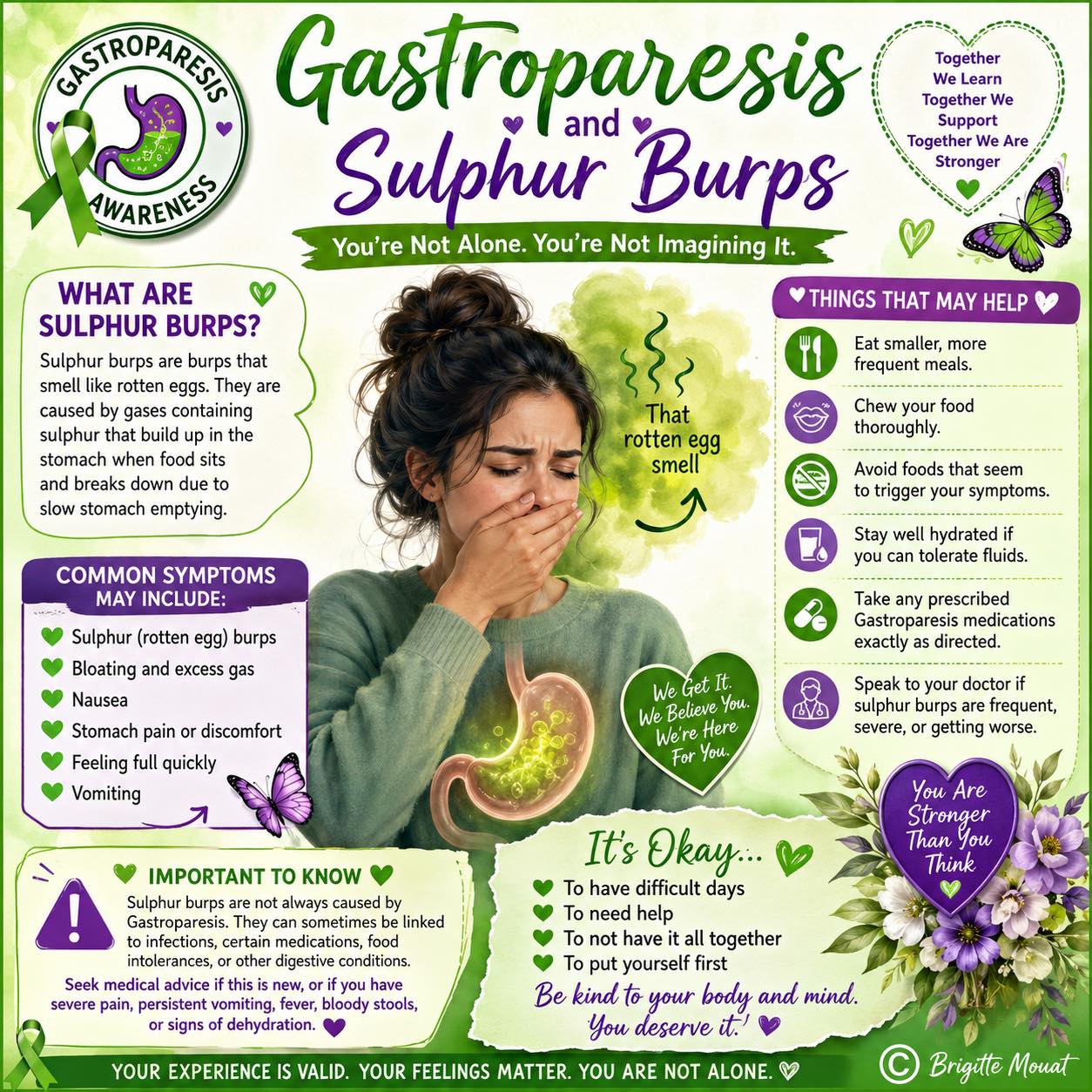Why do I get sulfur burps despite healthy habits?