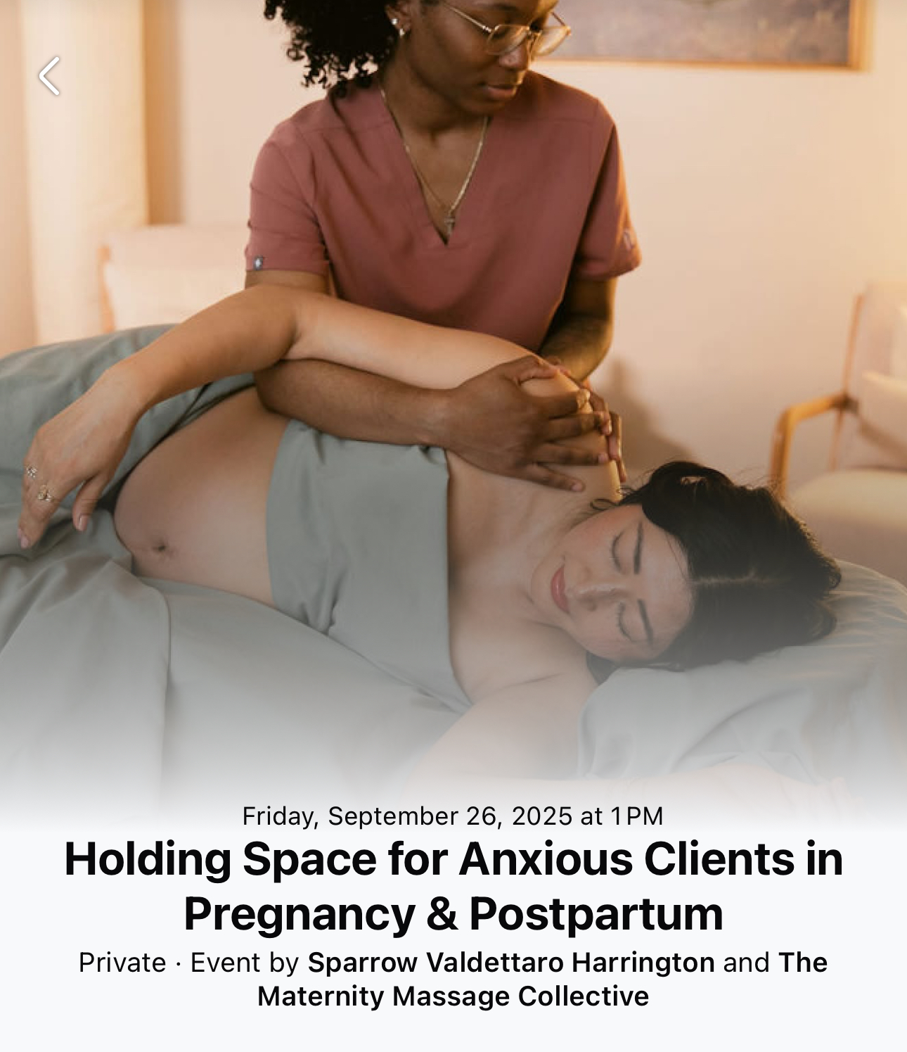 Carole Osborne's Prenatal and Deep Tissue Massage Training | San