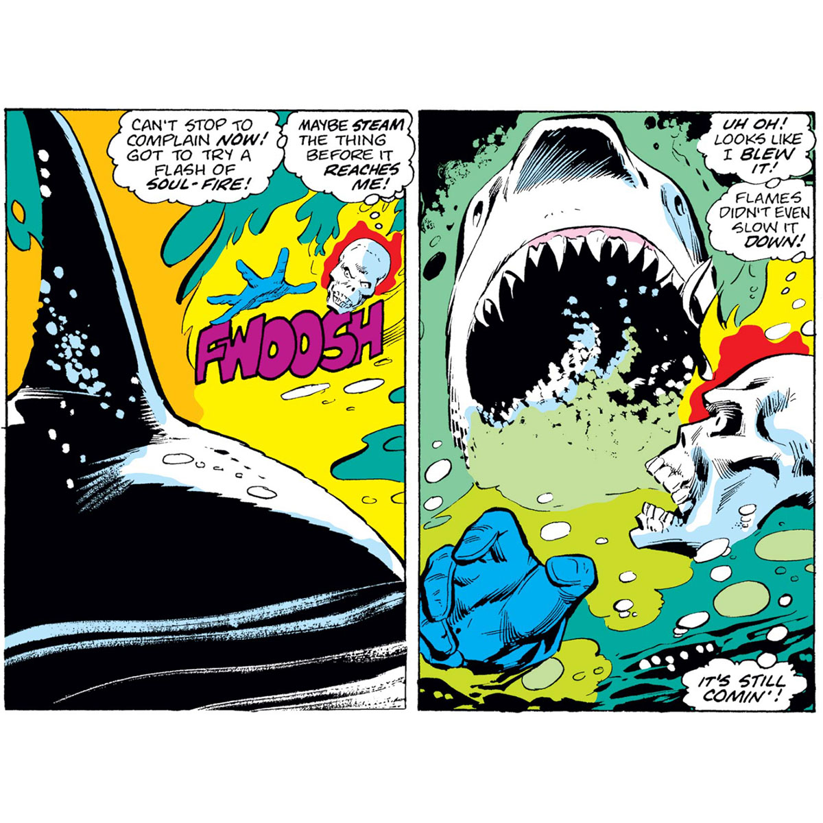 Sharks are immune to Ghost Rider's... - Marvel by the Month | Facebook