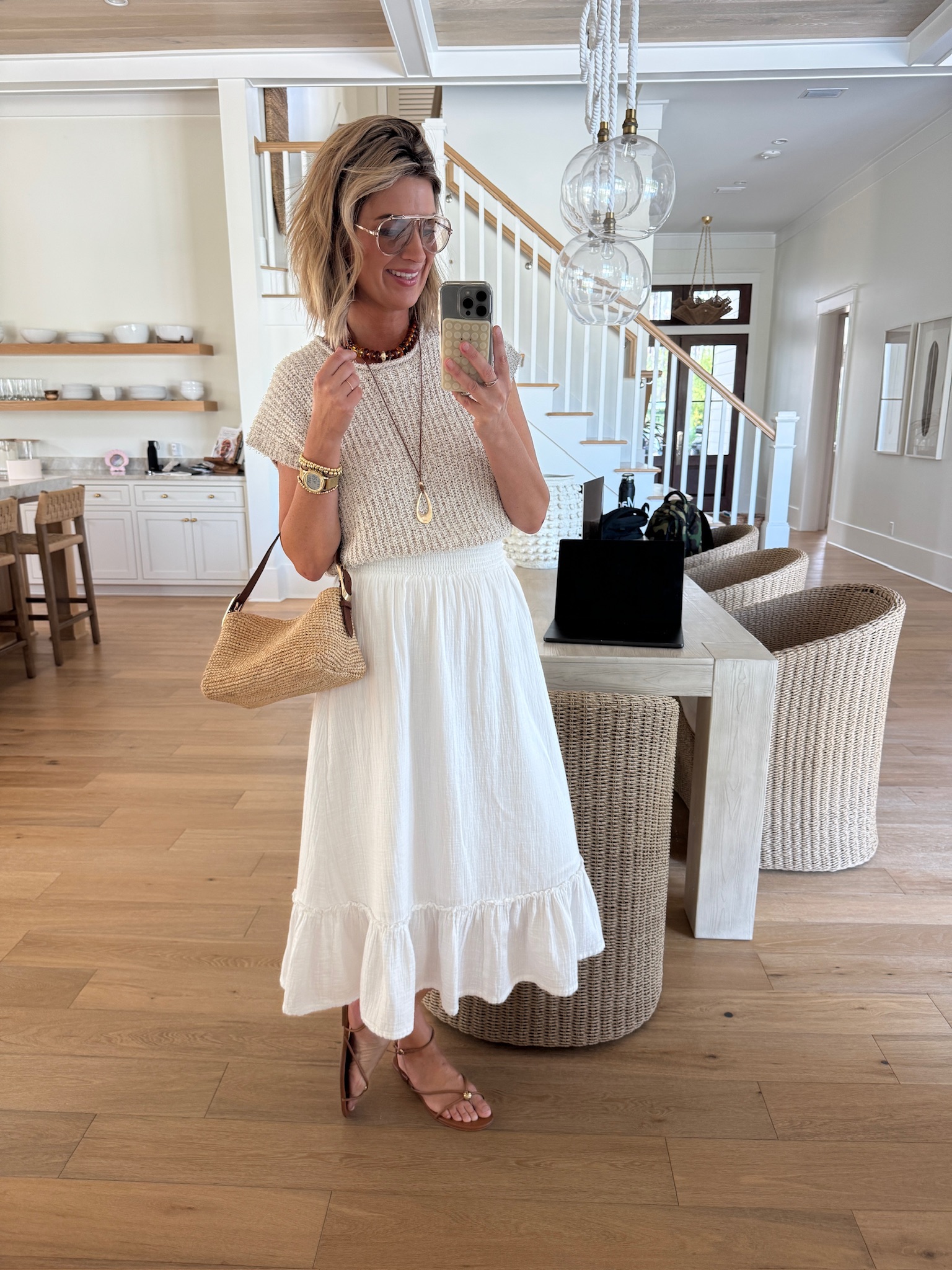 dress up for date night Easy outfit dinner, drinks, or a casual night out. I love a skirt-and-top combo when I want to feel a little dressed without going overboard. LINKING BELOW in BD5699-B Men outfit Juniors' Jump Apparel Glittery Size:4 years