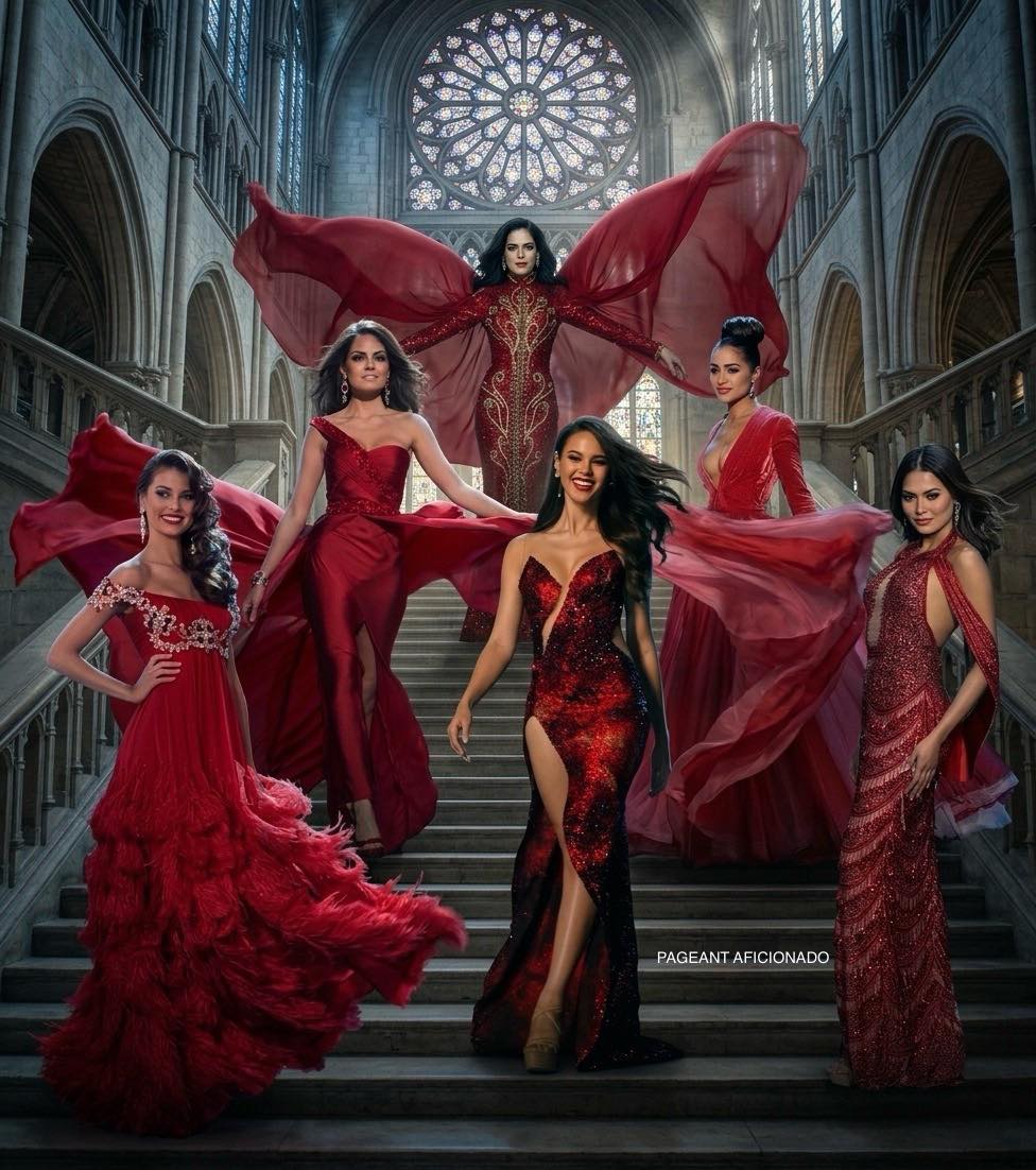 Red has always been one of the most powerful and winning colors in pageantry —bold, elegant, and impossible to ignore. Among these stunning queens, who do you think wore the most iconic