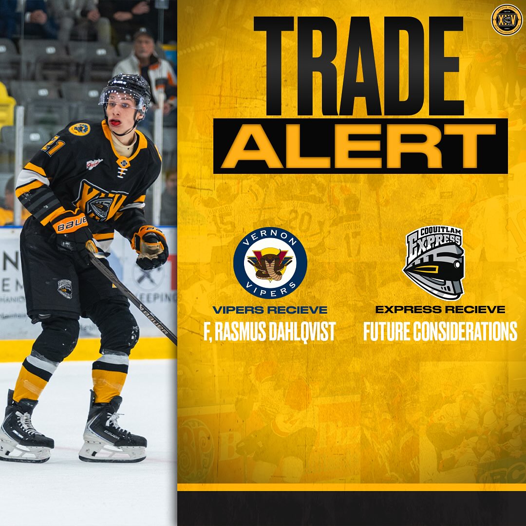 Coquitlam - The Coquitlam Express have traded 2005 born forward Rasmus ...