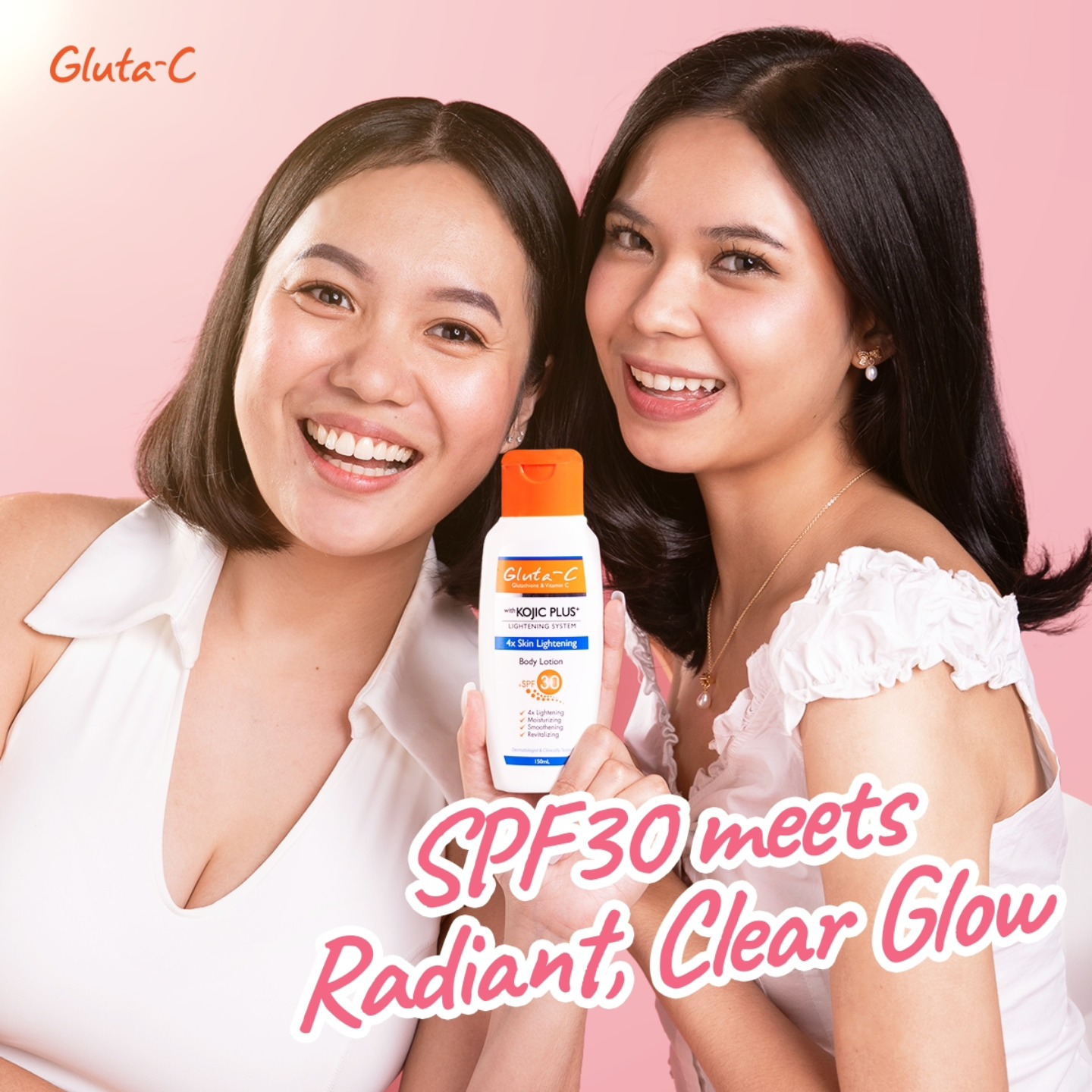 lightening skin with glutathione and vitamin c One step, layers of benefits. The Gluta-C Kojic Plus+ Lotion is your everyday skincare essential. Lightweight fast-absorbing, it's formulated skin-loving ingredients like Glutathione, C, Kojic Acid, and Niacinamide 100% authentic FDA approved SinglePack Options:500mL - TR2556 -