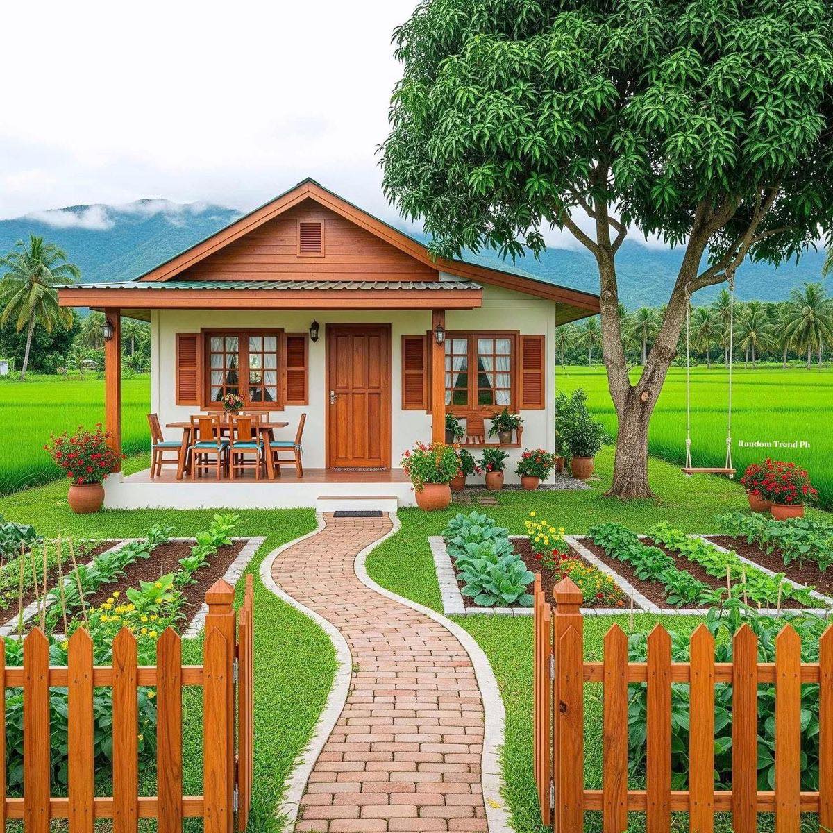 Simple life in province🌾💚 #simplelife #simpleliving | Simple House