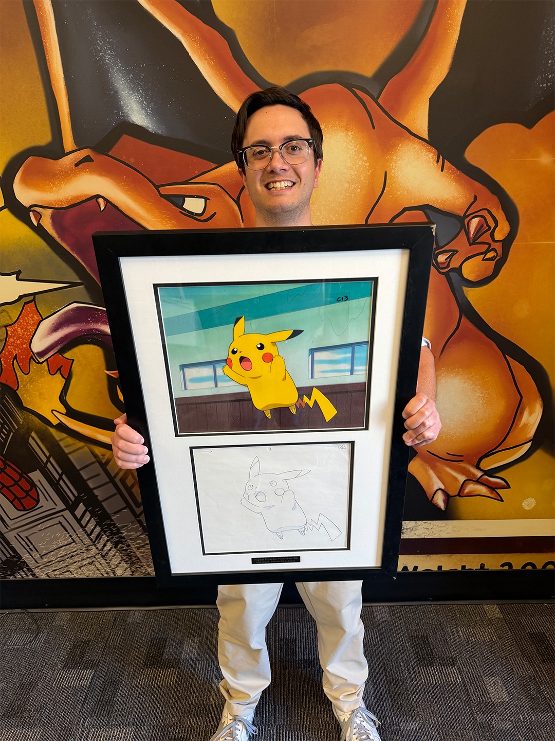 This is Pikachu in its purest form — straight from the animation