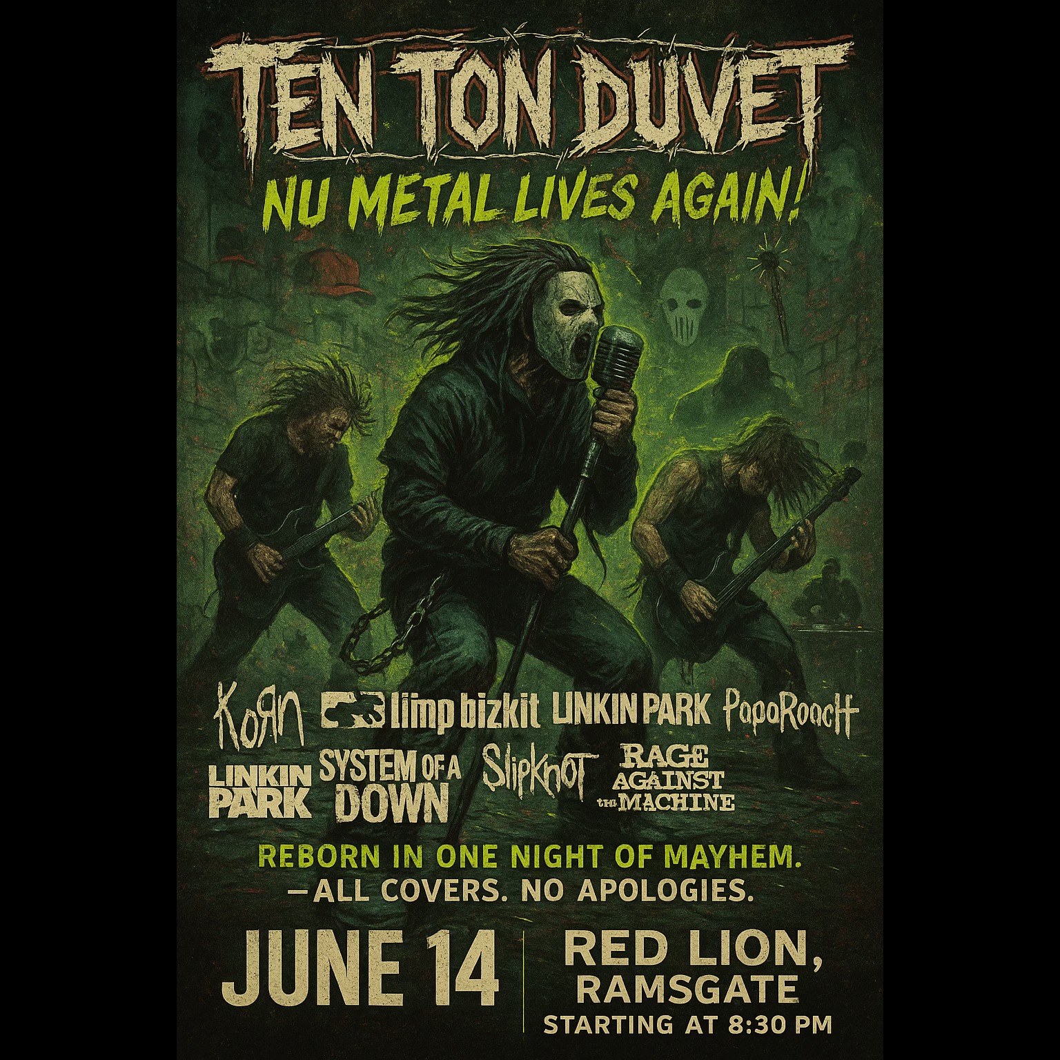 Nu Metal Lives Again - Ten Ton Duvet @ Red Lion, Ramsgate