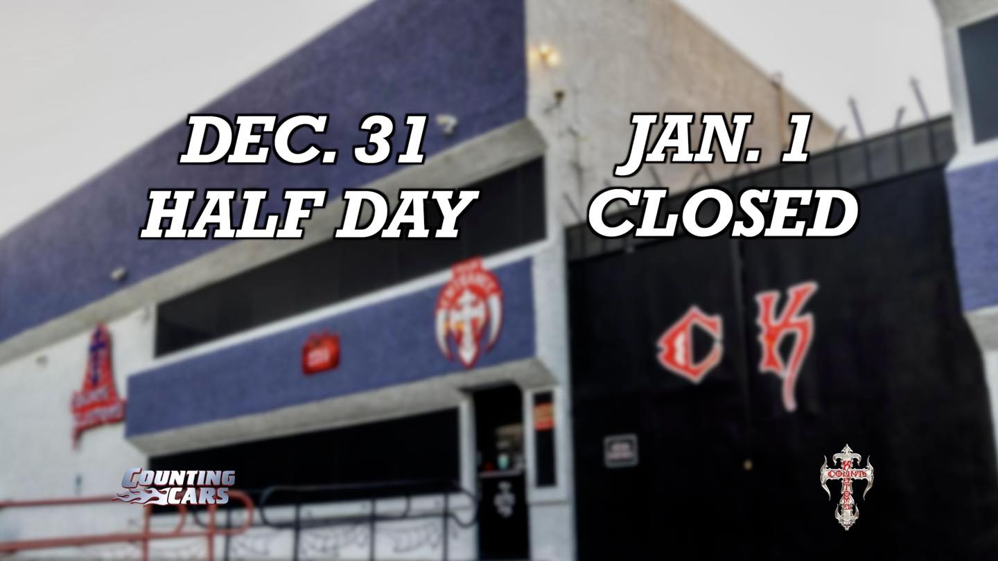 Why Is Counts Kustoms Closed