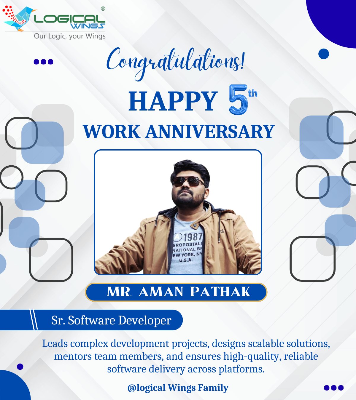 Logical - 🎉 Work Anniversary Spotlight! Celebrating the work ...