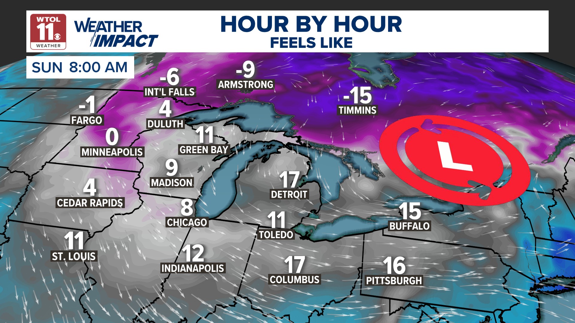 Meteorologist - 50° Temperature Drop Incoming… Buckle Up! 🥶 We started ...