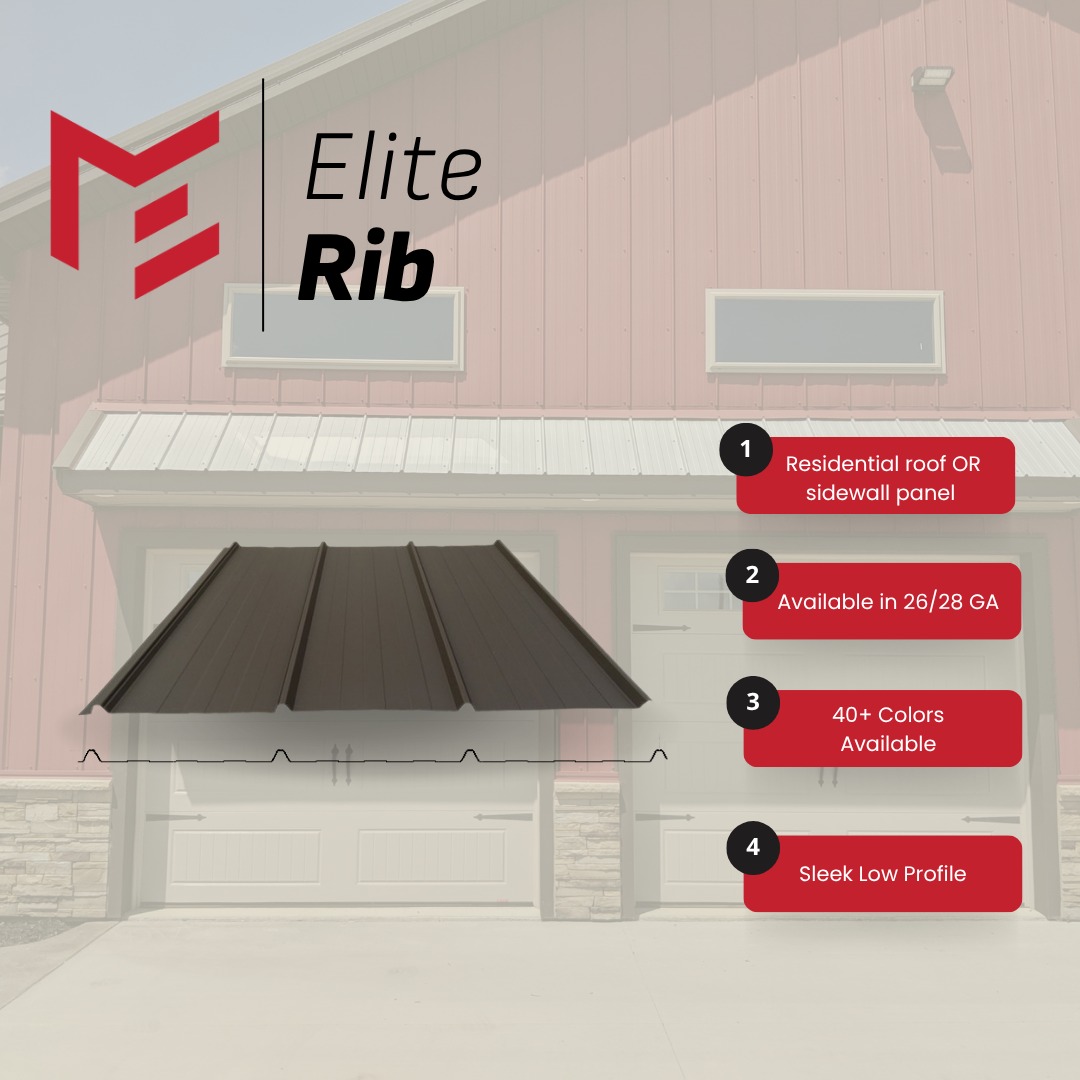 Metal Exteriors - When you see Elite Rib as a siding... | Facebook