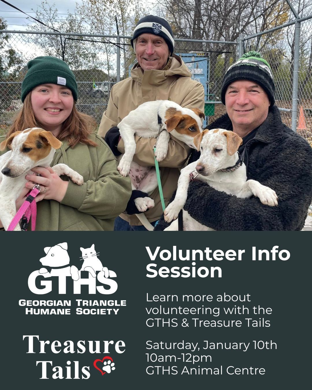 ️ Our GTHS volunteer... - Georgian Triangle Humane Society | Facebook