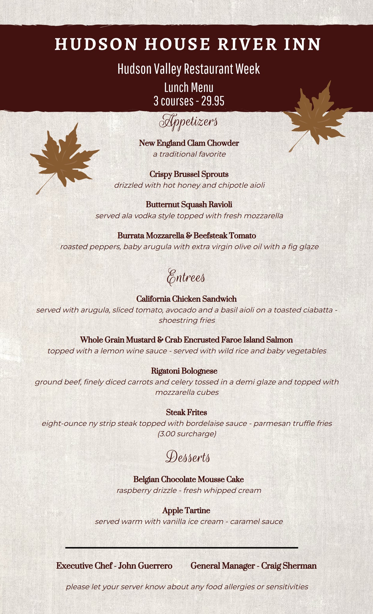 Hudson House River Inn added a... - Hudson House River Inn