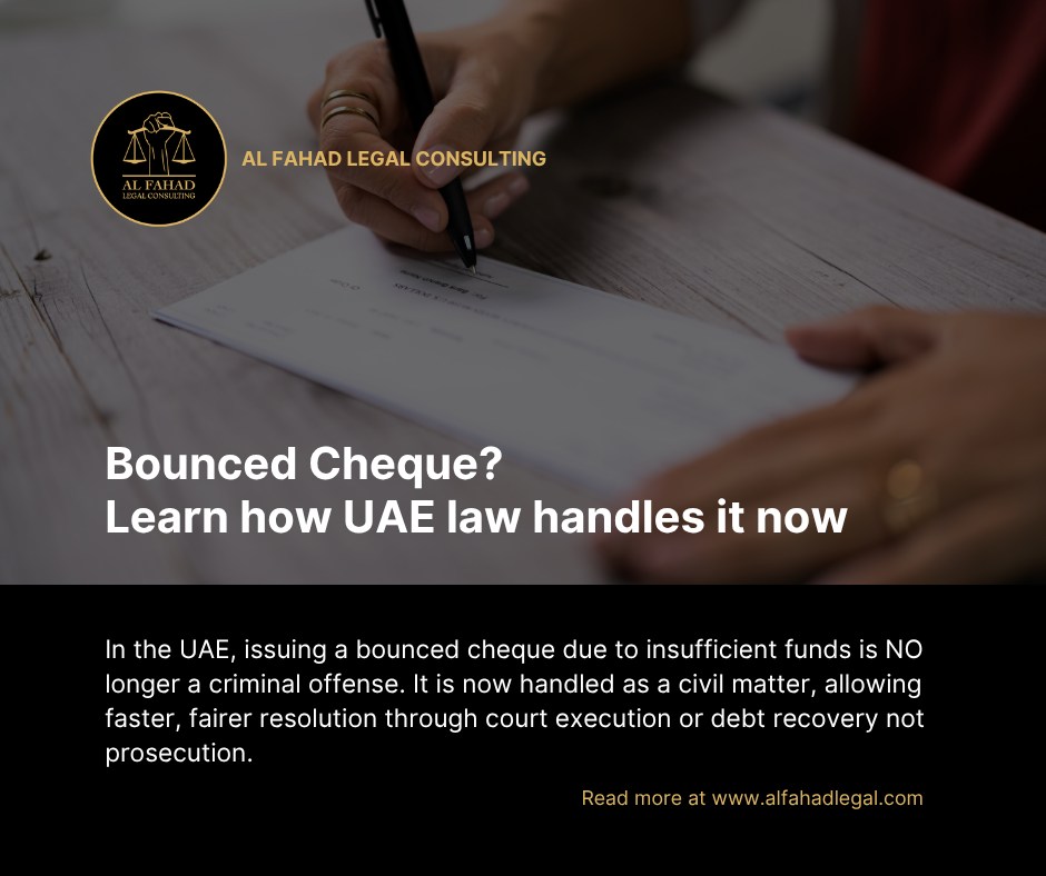 Al - From Crime to Civil: Big Changes in UAE Bounced Cheque Rules Did ...