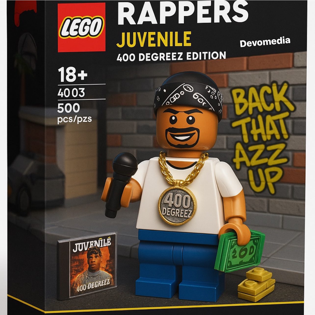 Lego rappers : juvenile 400 degreez 🤔 #MannieFresh #juvenile