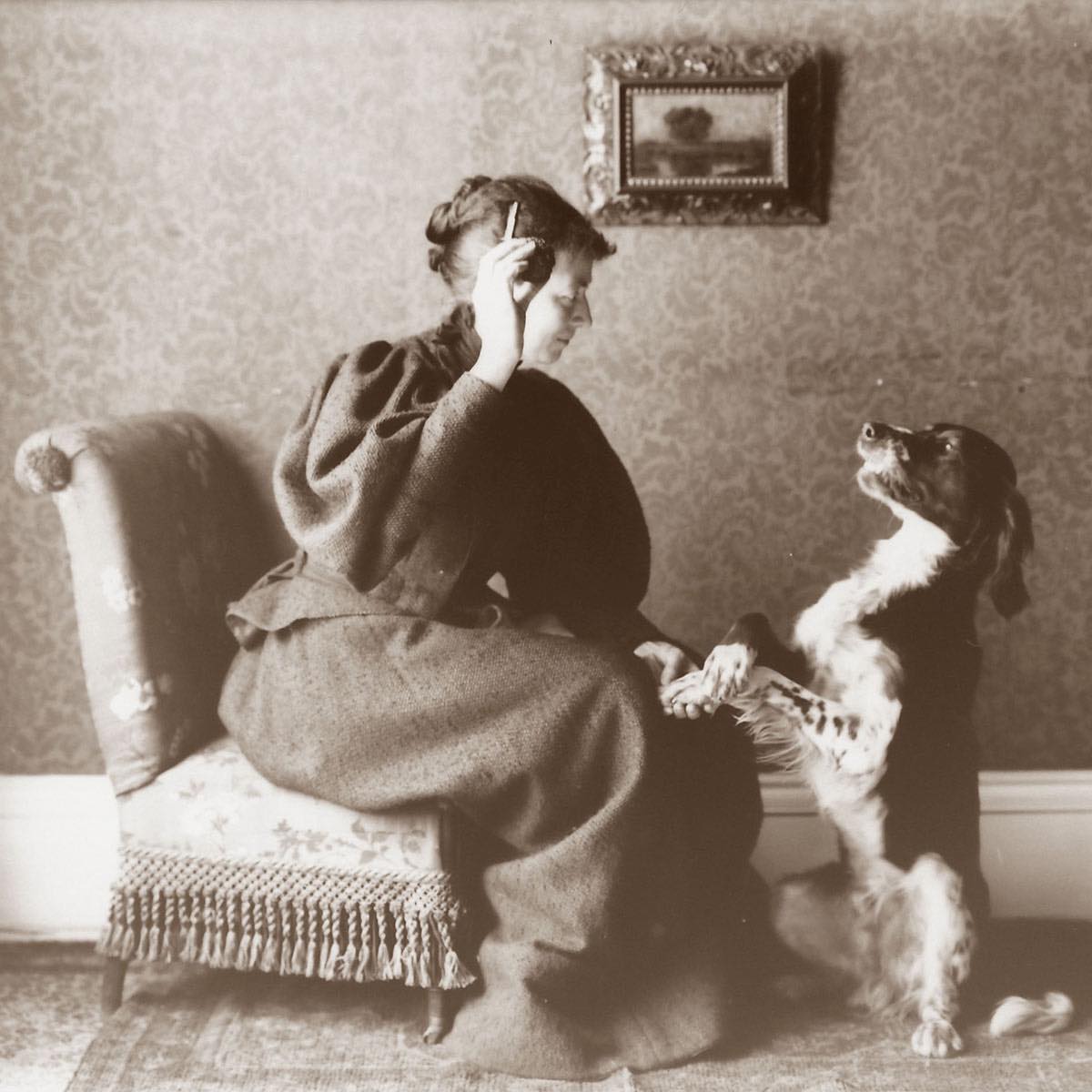 Glessner - Rose Fay Thomas Rose Fay Thomas, shown here with her beloved ...