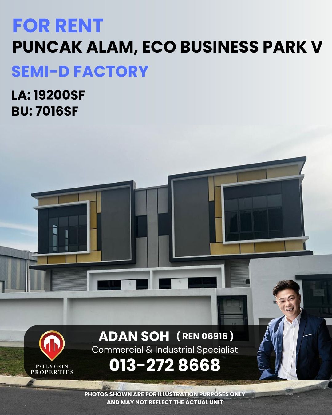 Hot - 🏭 For Rent – Semi-D Factory 📍 Eco Business Park V, Puncak Alam ...