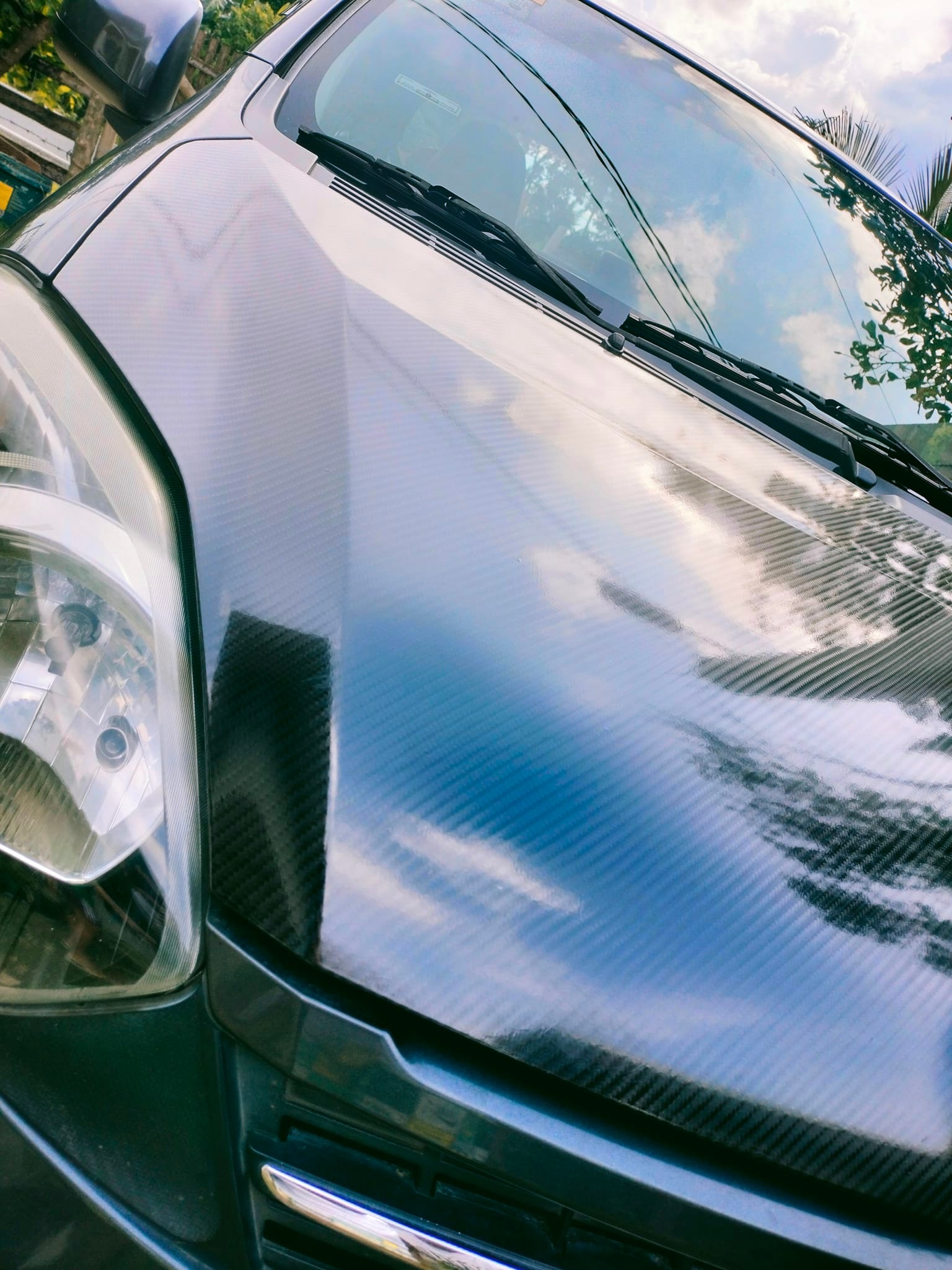 Toyota wigo 7d carbon... - Wrappaholic sticker wrap service