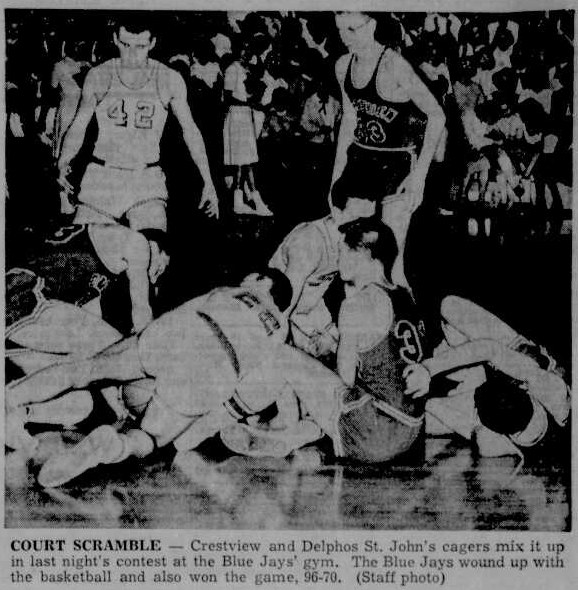 Delphos - Blue Jays Boys Basketball vs Crestview DSJ and Crestview ...