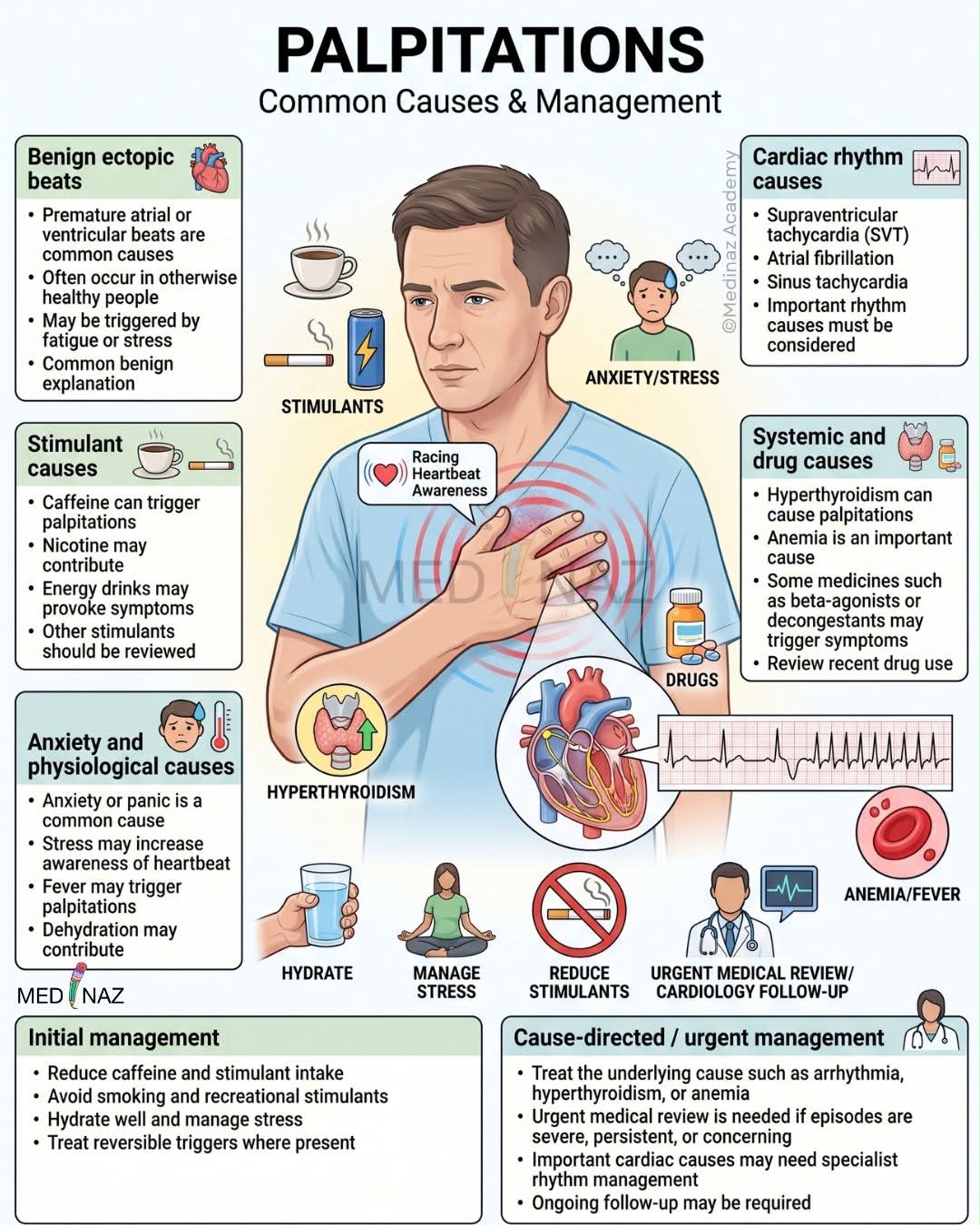 Causes of heart palpitations