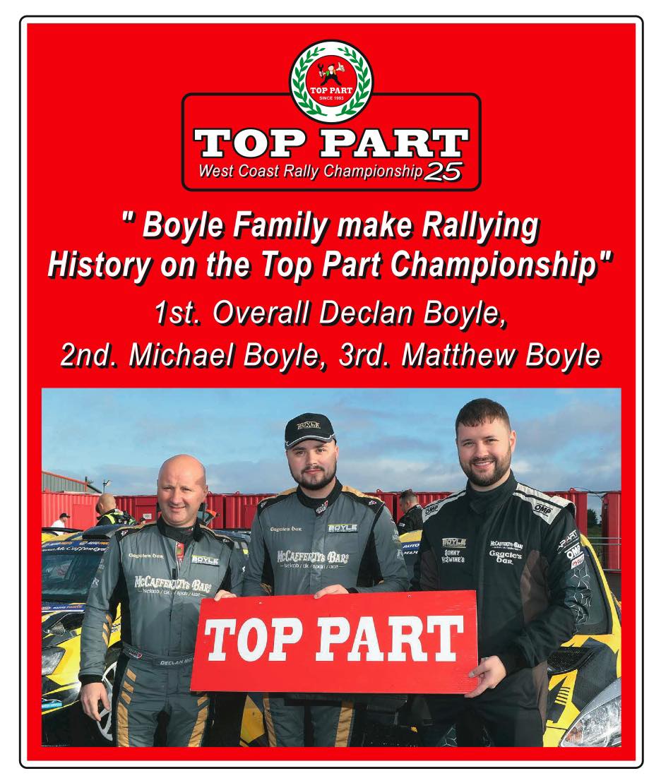 Irish Rallying - Top Part News A first for Irish Rallying... | Facebook