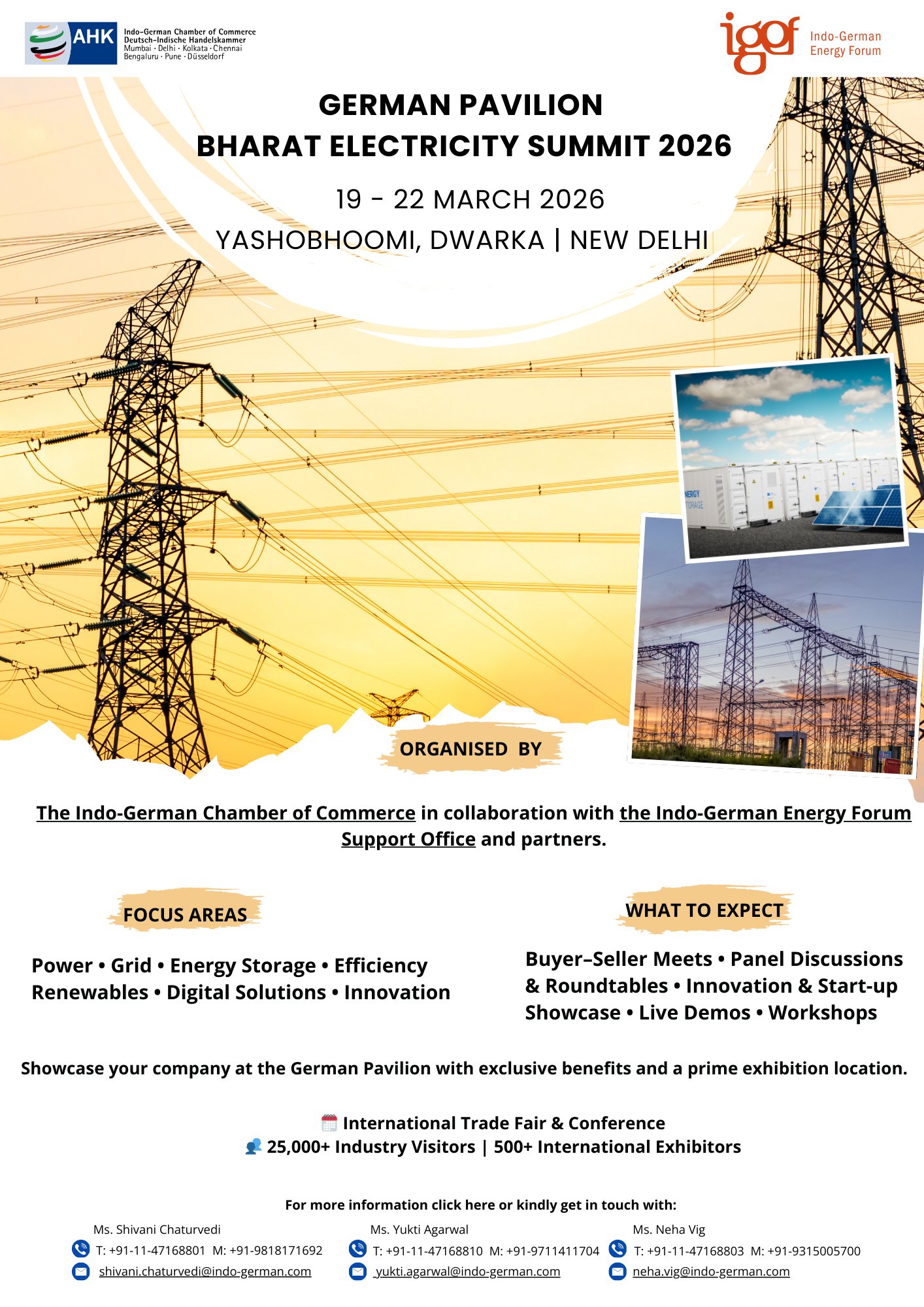 Indo-German - German Pavilion at Bharat Electricity Summit 2026 ...
