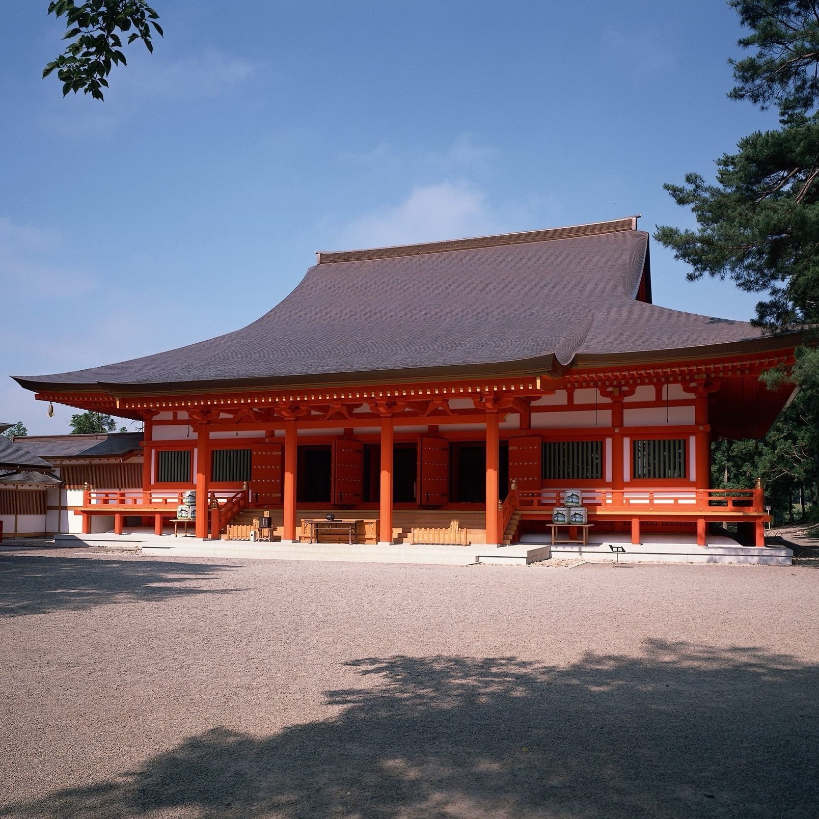 毛越寺で通年授与している切り絵御朱印。 紅葉がデザインされており