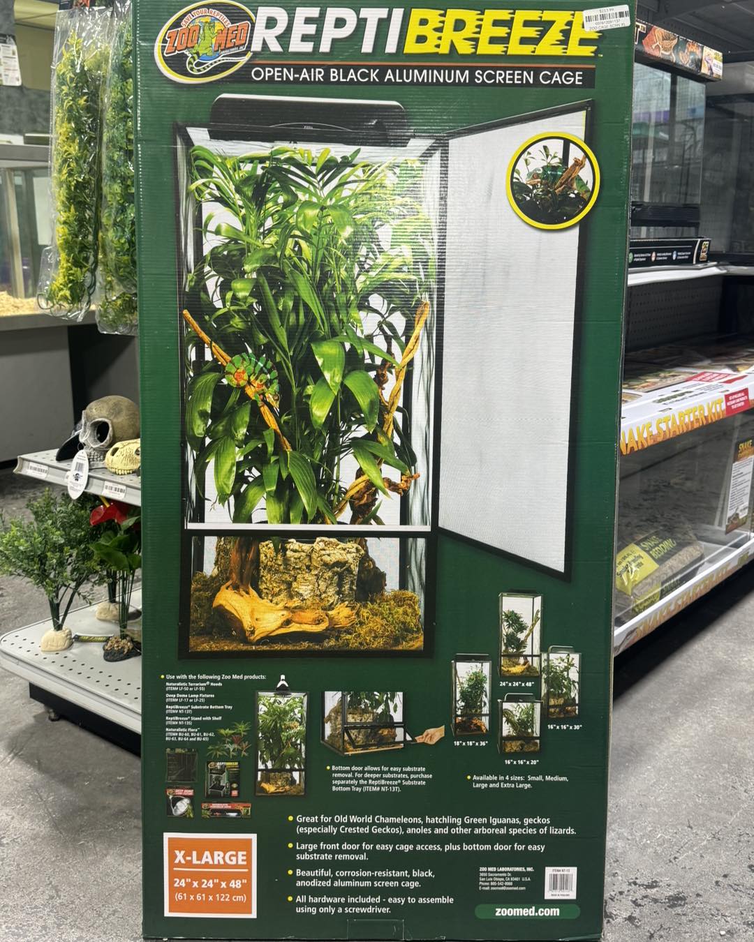 Zoo Med ReptiBreeze Stand with Shelf