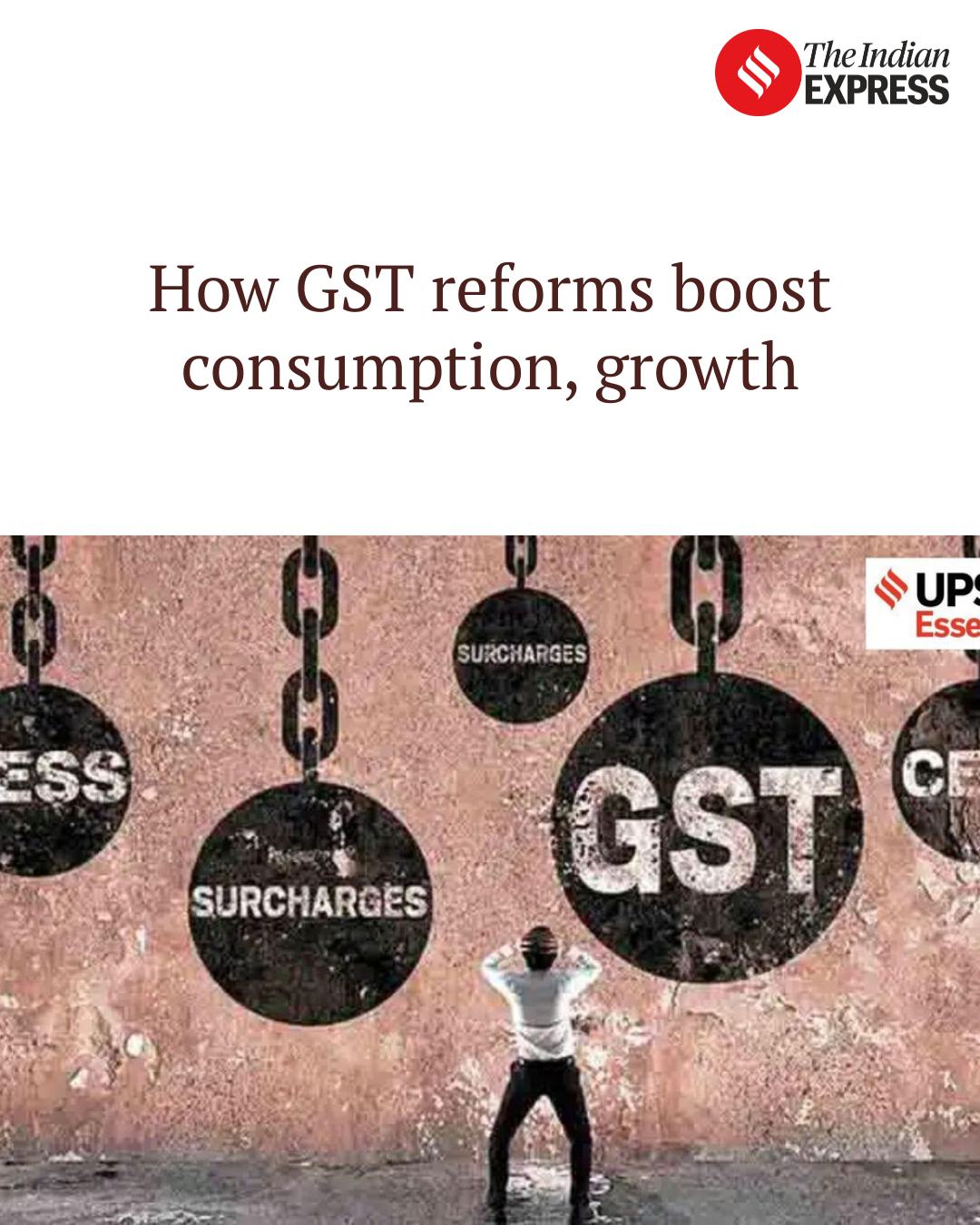 Indian Express - How GST reforms boost consumption, growth | Facebook