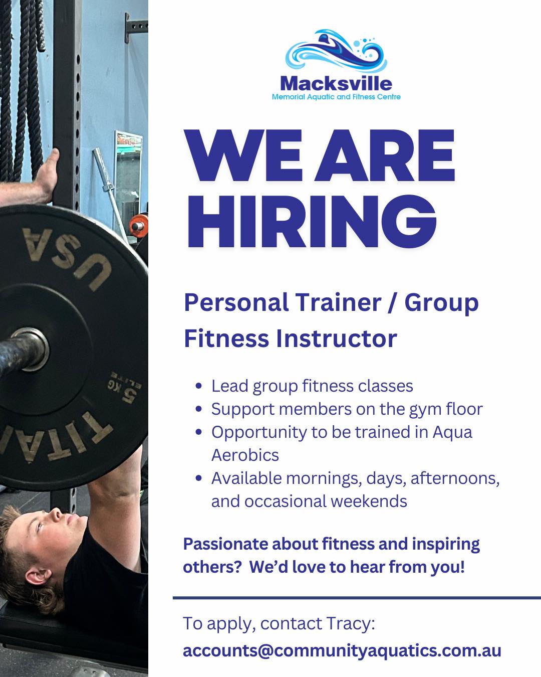 Urunga's Original NoticeBoard | Hiring Personal Trainer / Group Fitness ...