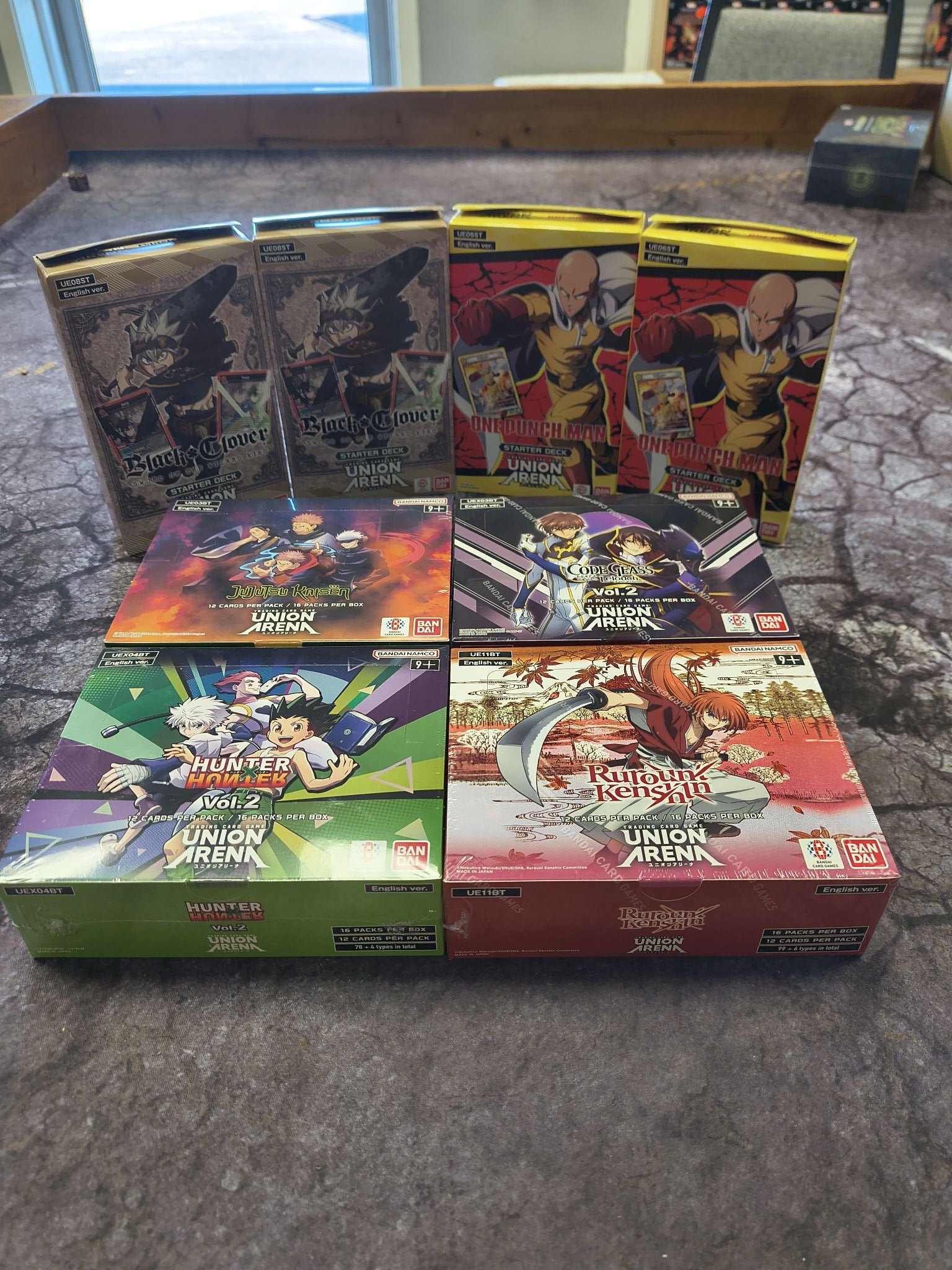 Legacy - We also have new union arena in stock and are running a