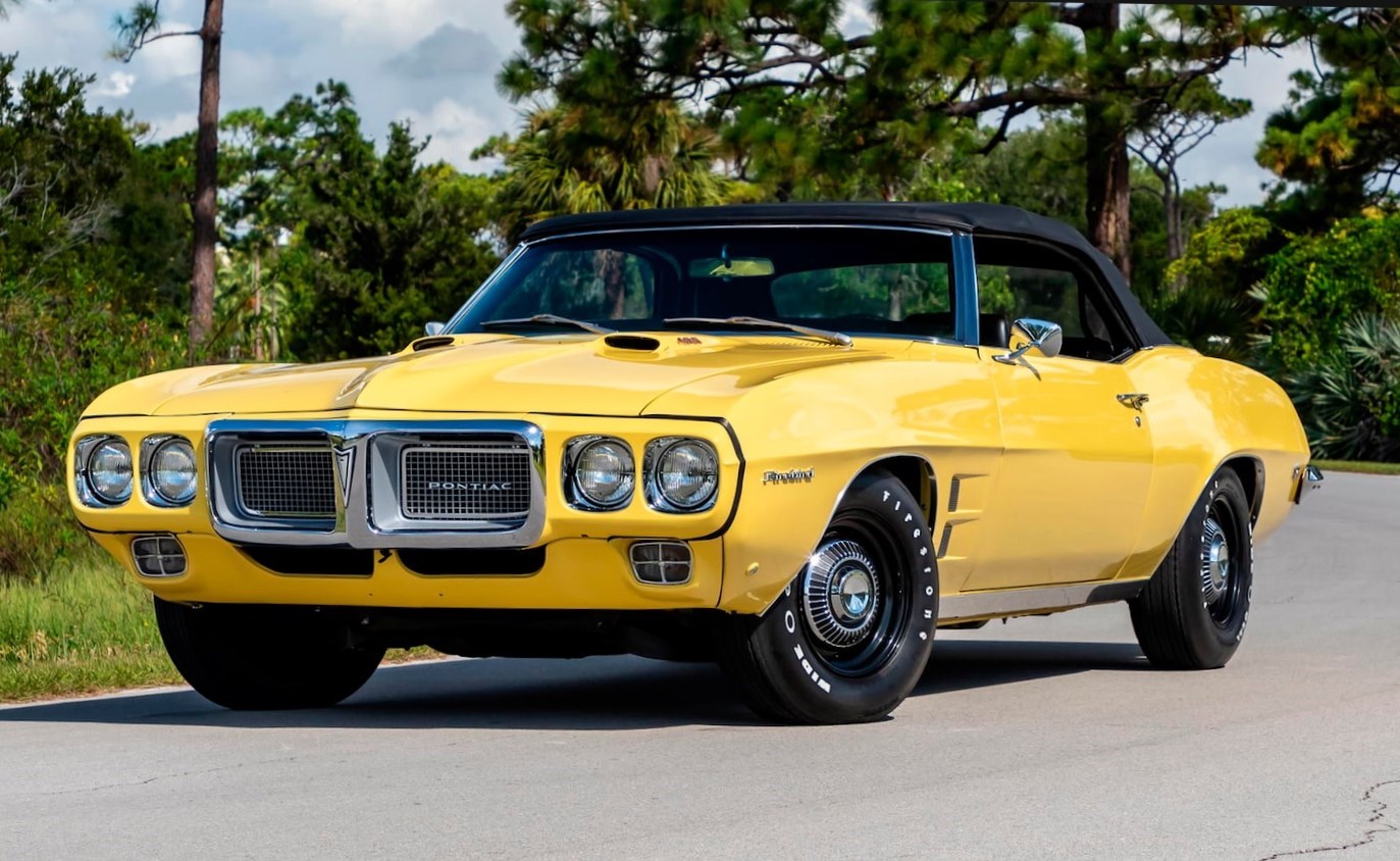 1969 Firebird and GTO classic cars