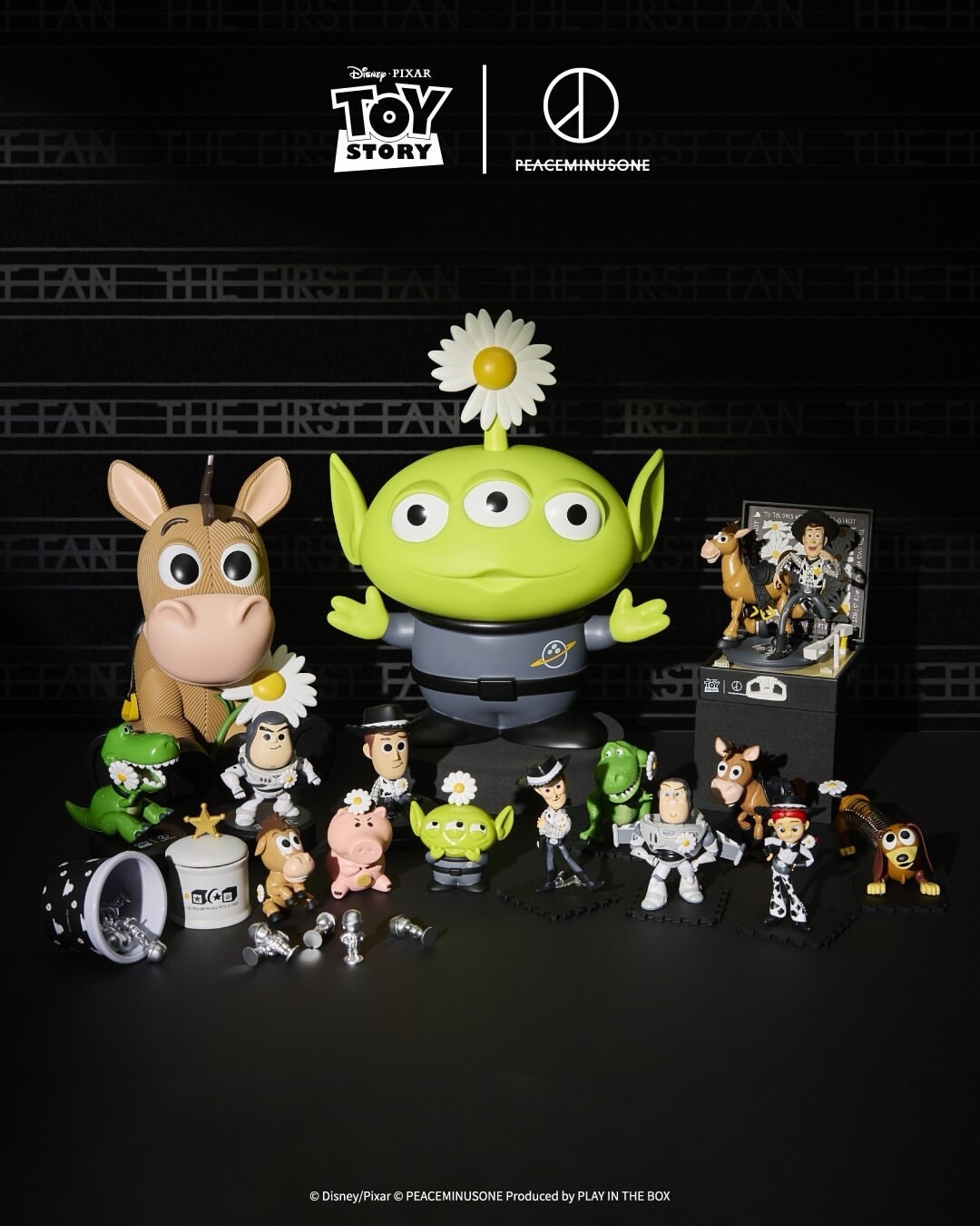 Toy Story x Peaceminusone merchandise