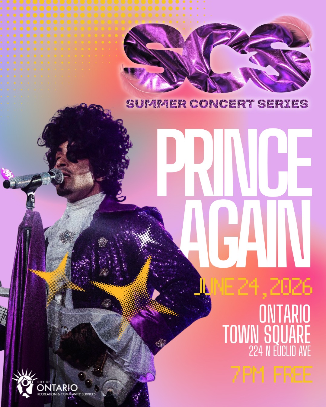 🎶 Prince Again - Prince Tribute LIVE! Join us on Wednesday, June