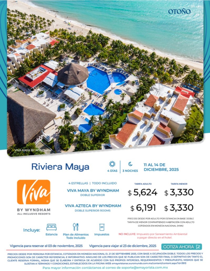 Viajarte - 🌊 ¡Escápate a la Riviera Maya con esta promoción imperdible ...