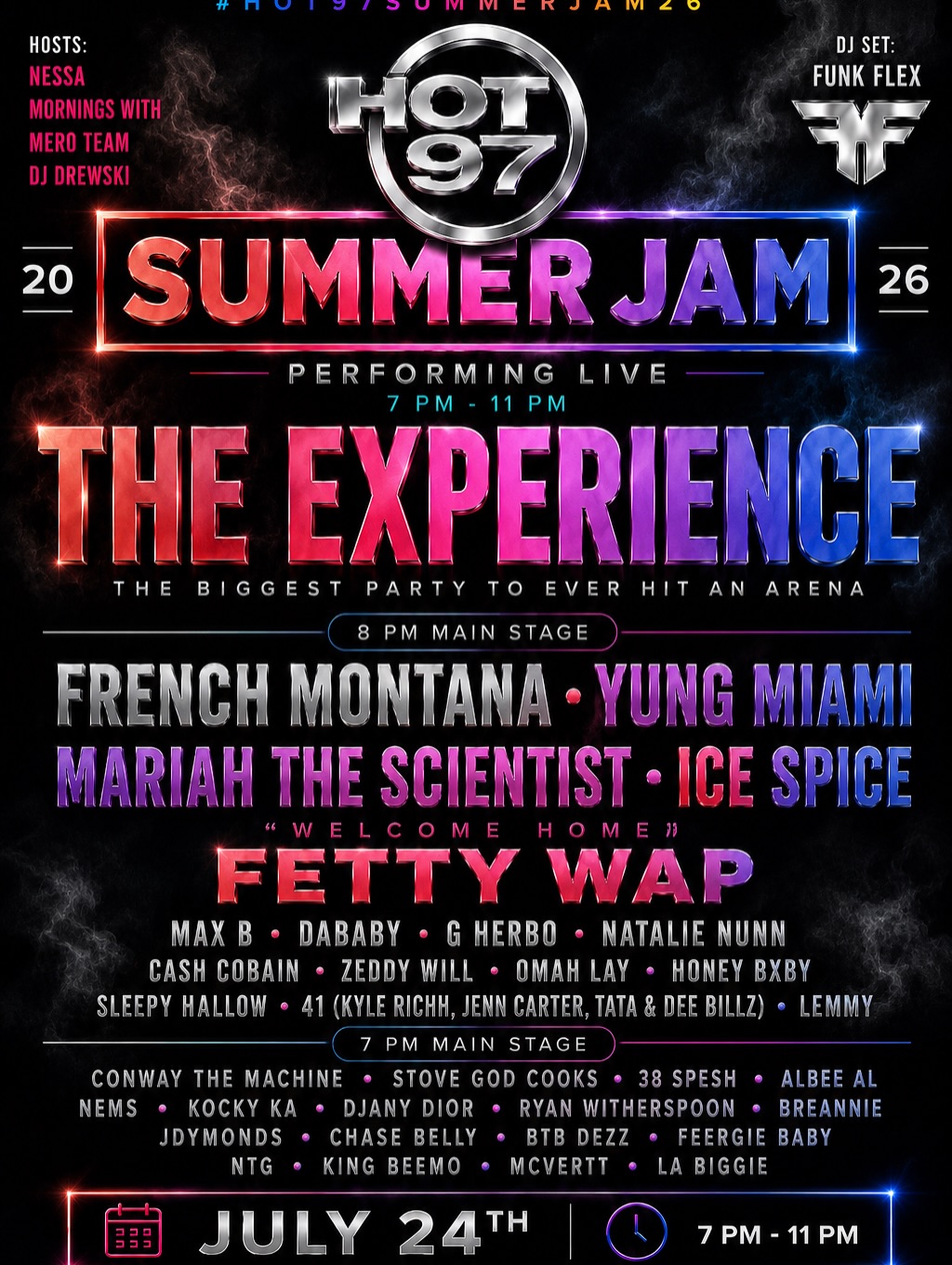 In 24hrs we'll be at the prudential center in newark NJ for the