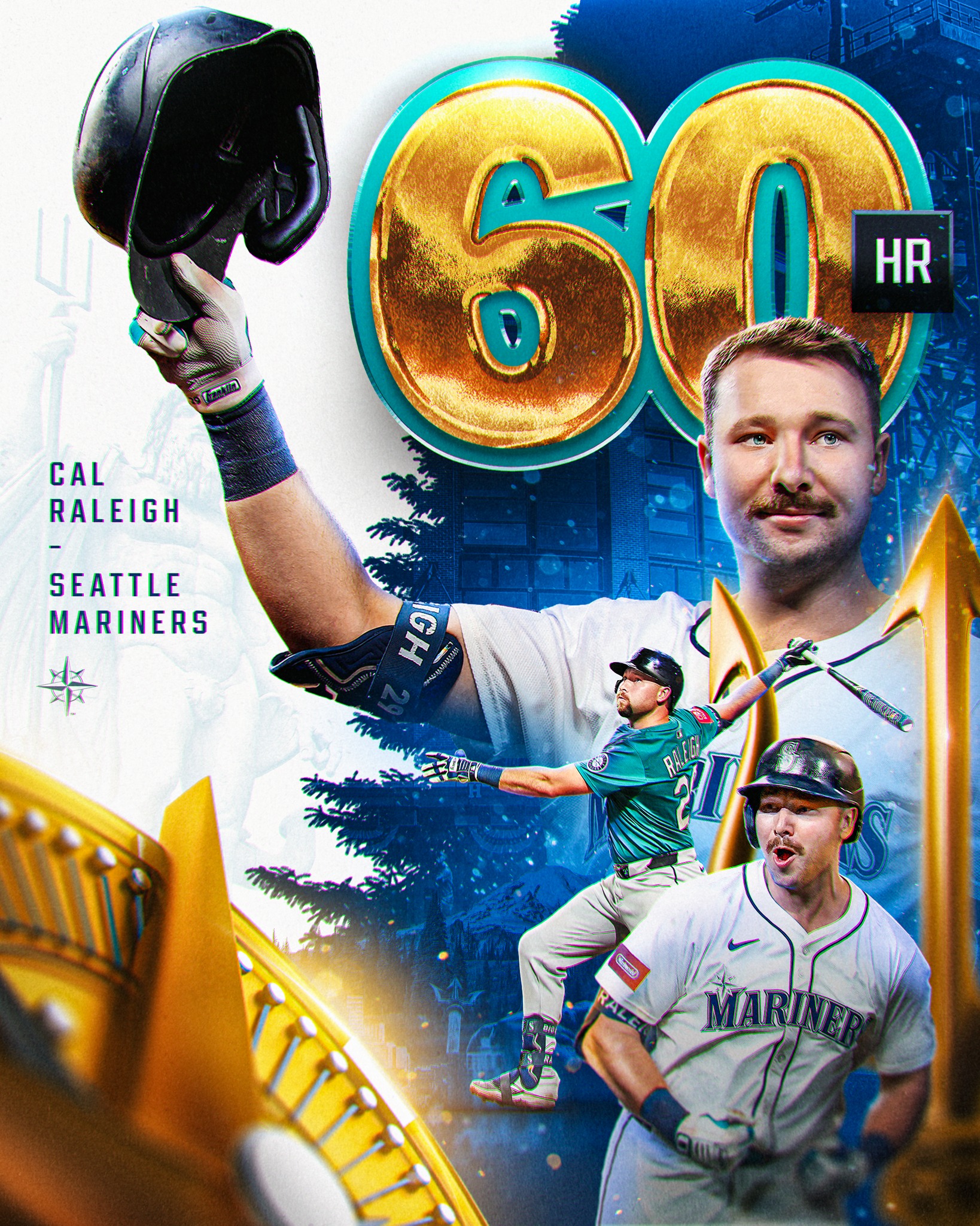 MLB - Cal Raleigh’s power was unmatched during his magical 2025 season ...