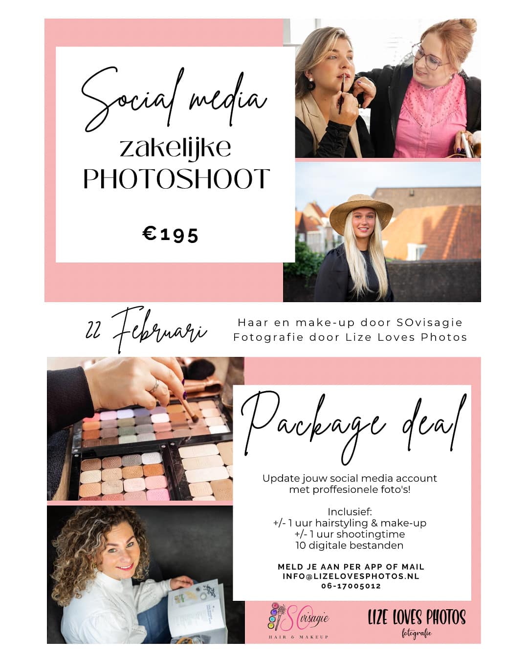 Lize - Save the date 📸💄 Wil jij graag nieuwe foto’s voor je socials ...
