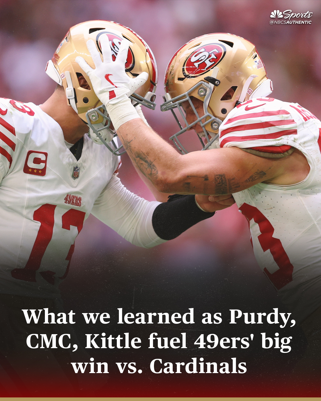NBC - Faithful, what did you think of Brock Purdy's return? 💪 Link in ...