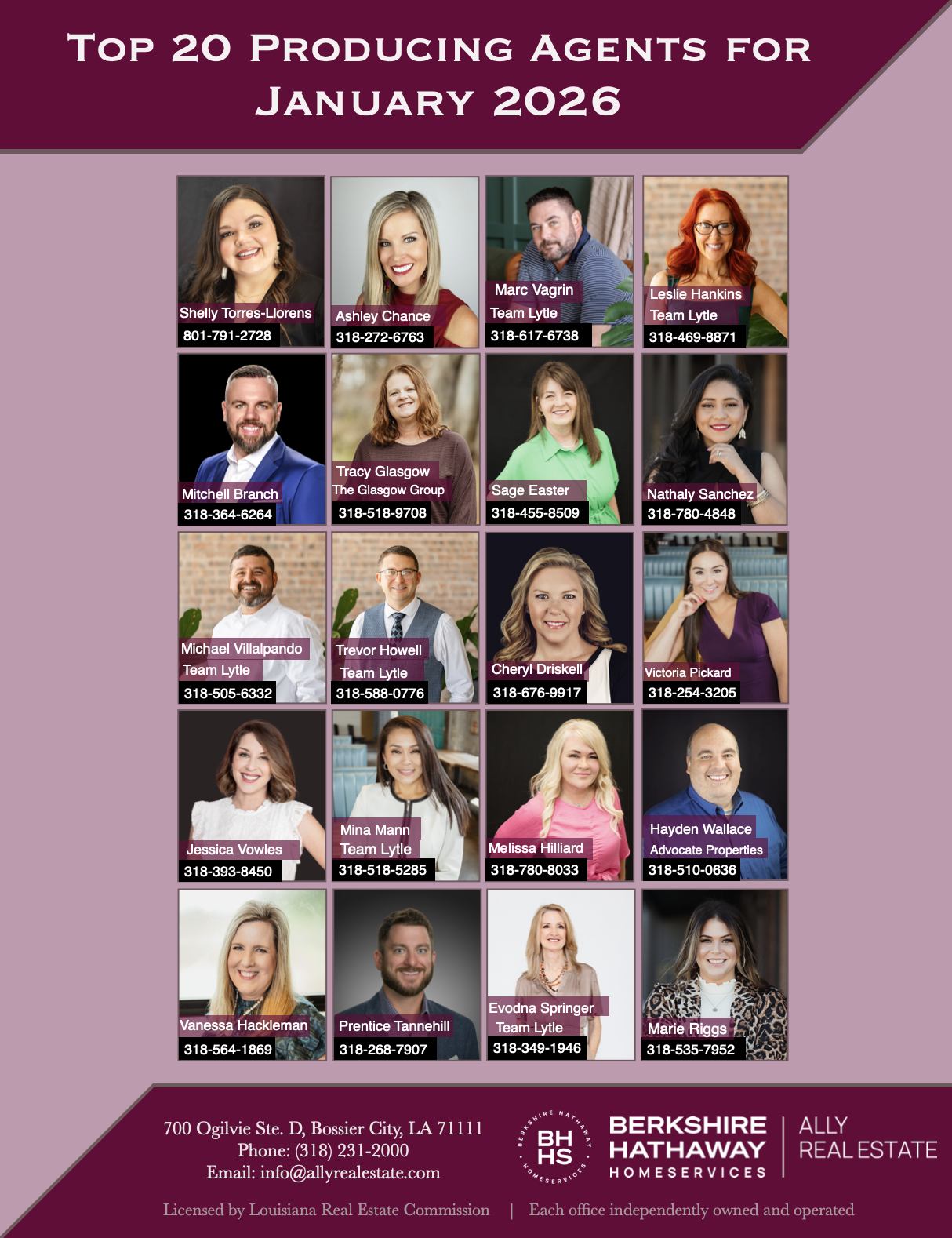 Team Tannehill BHHS Ally Real Estate | Bossier City LA