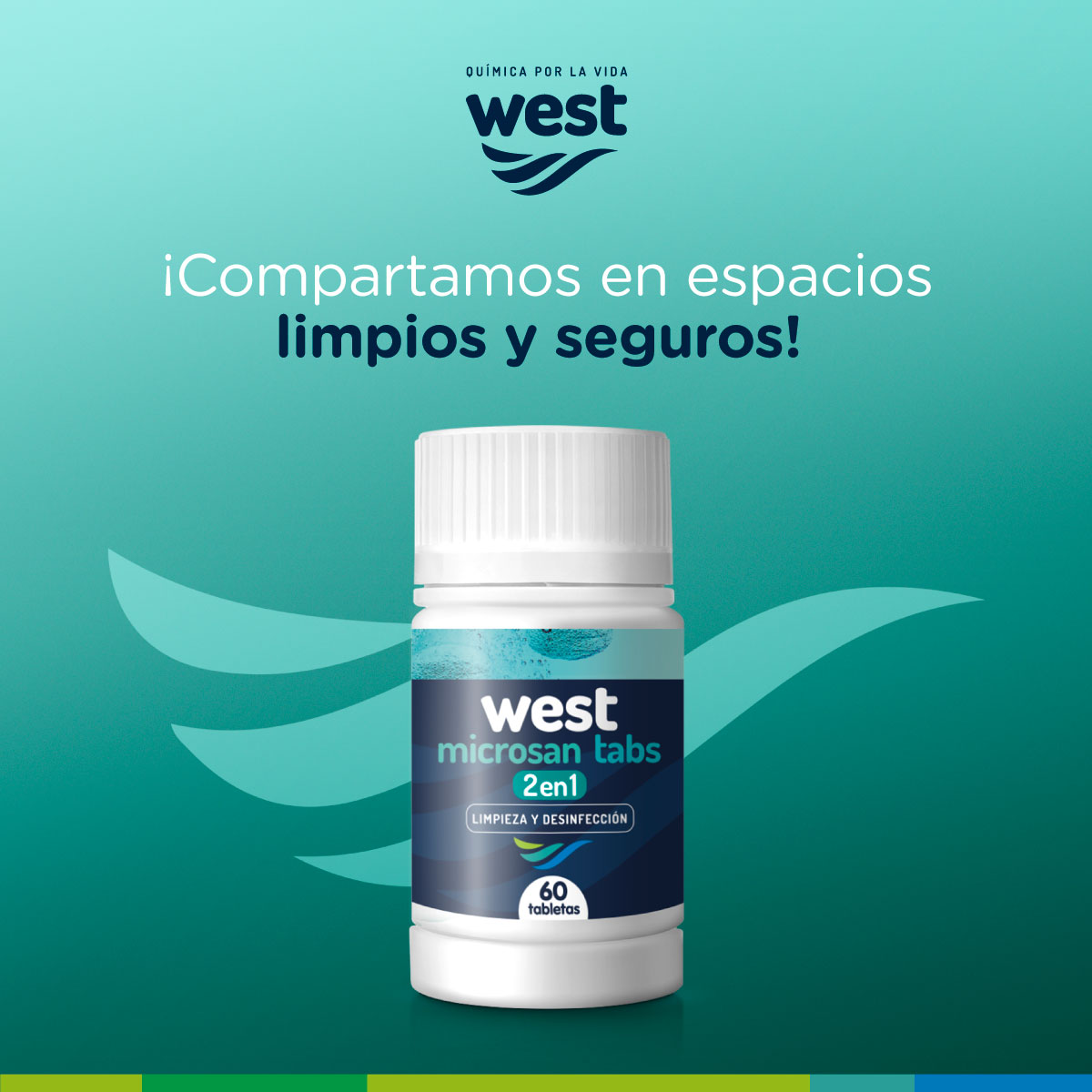 West Química - El uso de nuestras microsan tabs 2 en 1...
