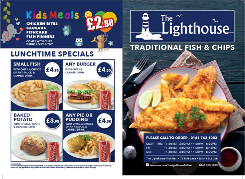 The Lighthouse Fish Bar | Bury