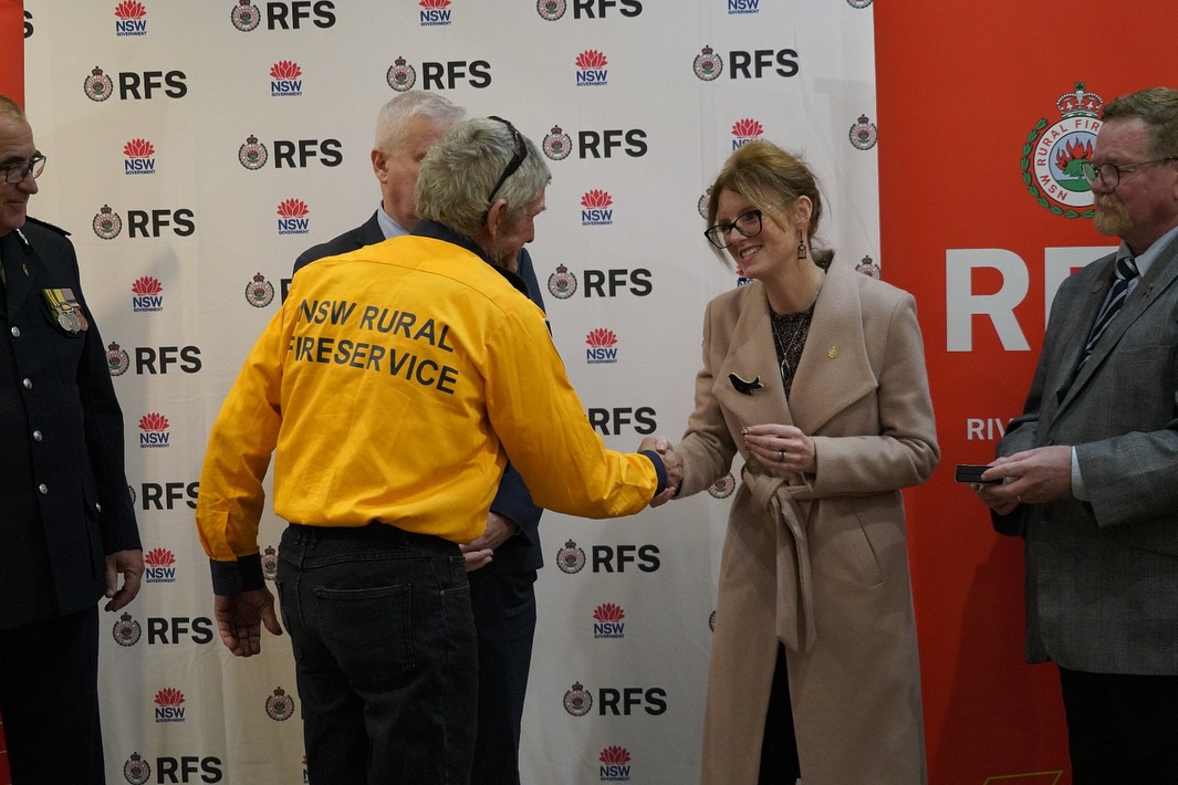 Steph Cooke MP - 🚒🙌 HONOURING OUR RFS HEROES IN JUNEE 🙌🚒... | Facebook