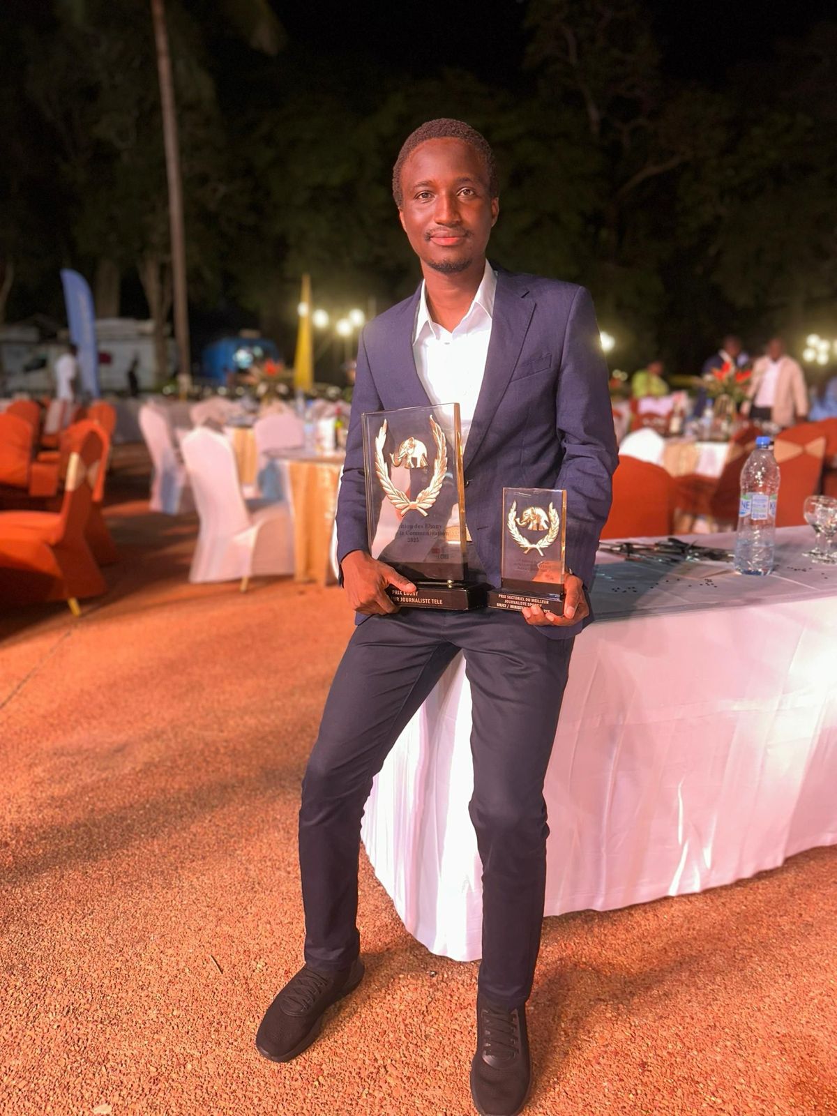 RTI - Khalil Diomandé, Prix du meilleur journaliste reporter télé et ...
