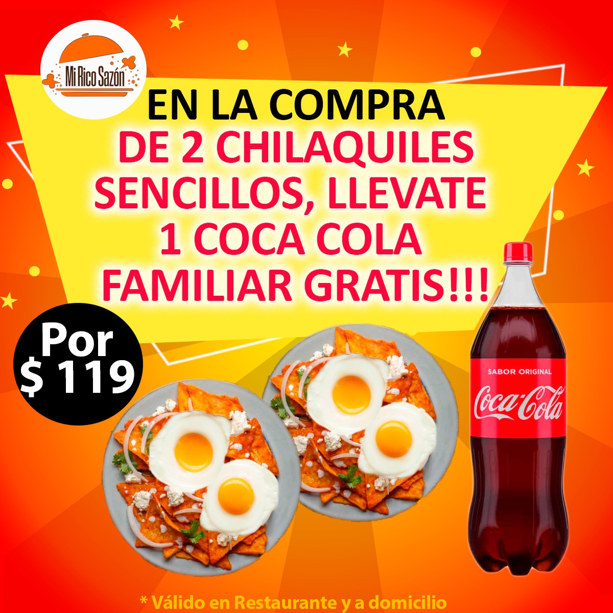 Mi Rico Sazón - Te presentamos nuestra nueva promoción permanente ...